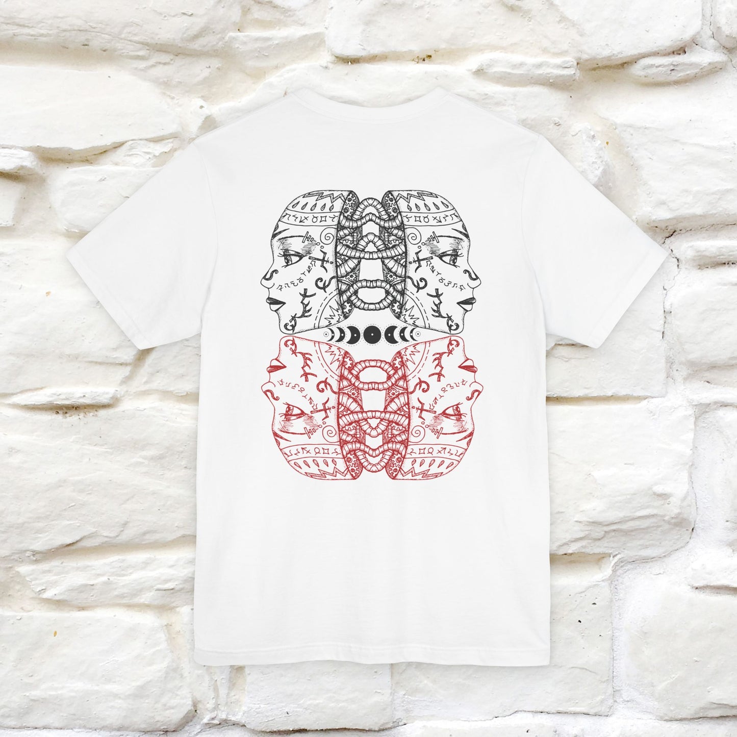 ''Illusion'' Cat T-Shirt Front and Back Design | Nunu&Miao Studio