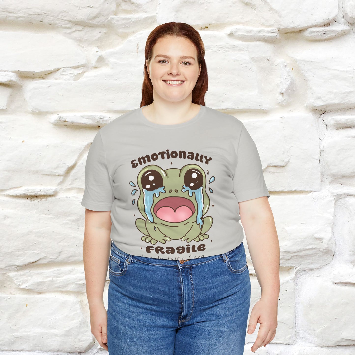 "Emotionally Fragile Handle With Care " Funny T-shirt |Nunu&Miao Studio - Nunu&Miao Studio