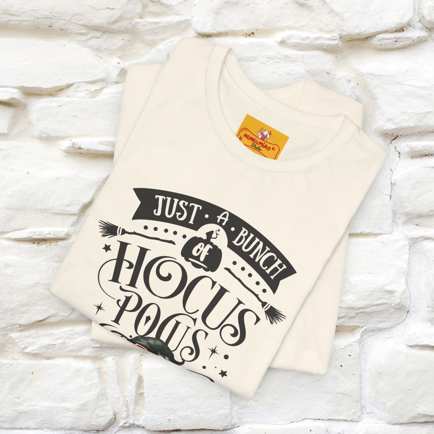 "Just A Bunch Of Hocus Pocus" Cat T-shirt |Nunu&Miao Studio - Nunu&Miao Studio