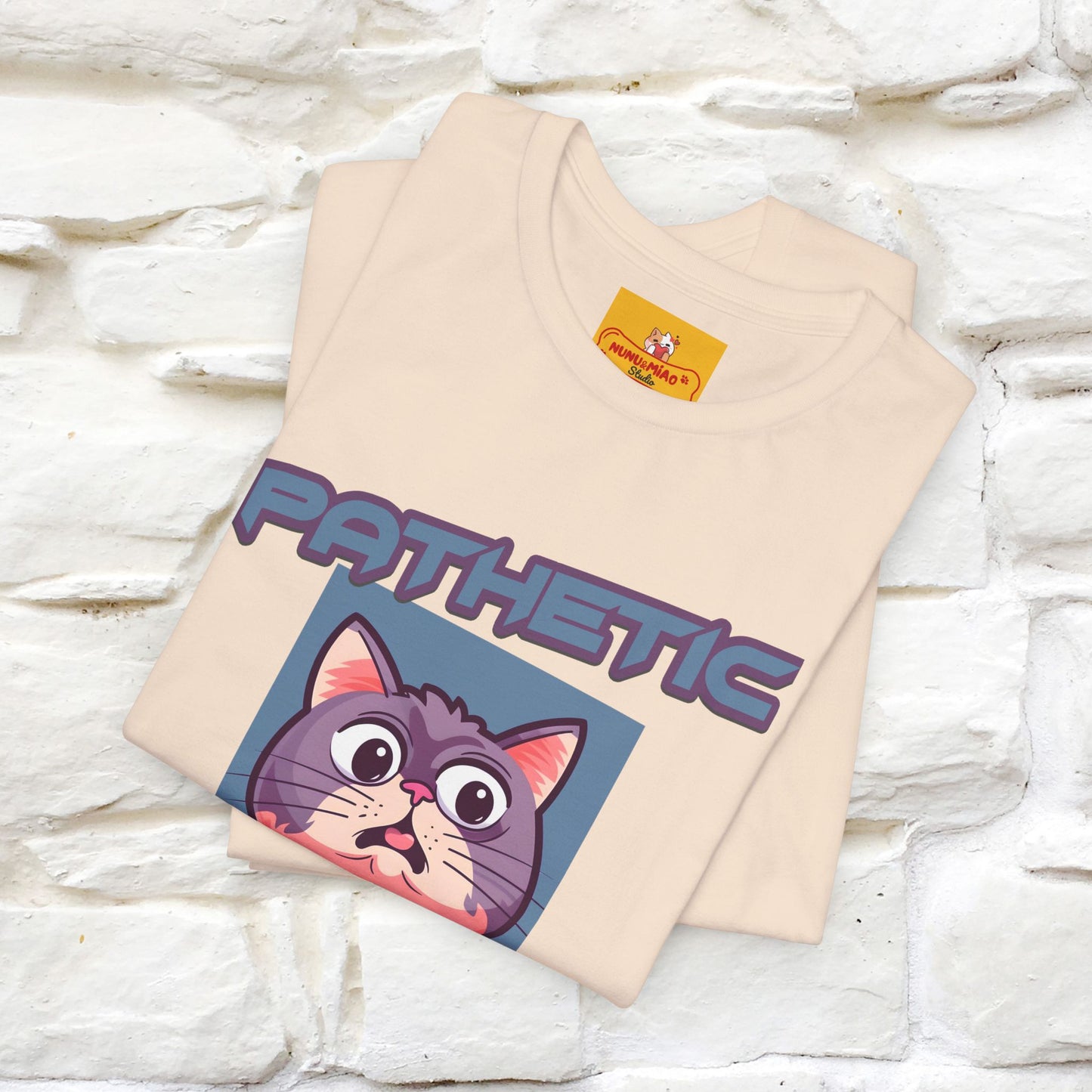 ''Pathetic Human'' | Funny Cat T-Shirt | Nunu&Miao Studio