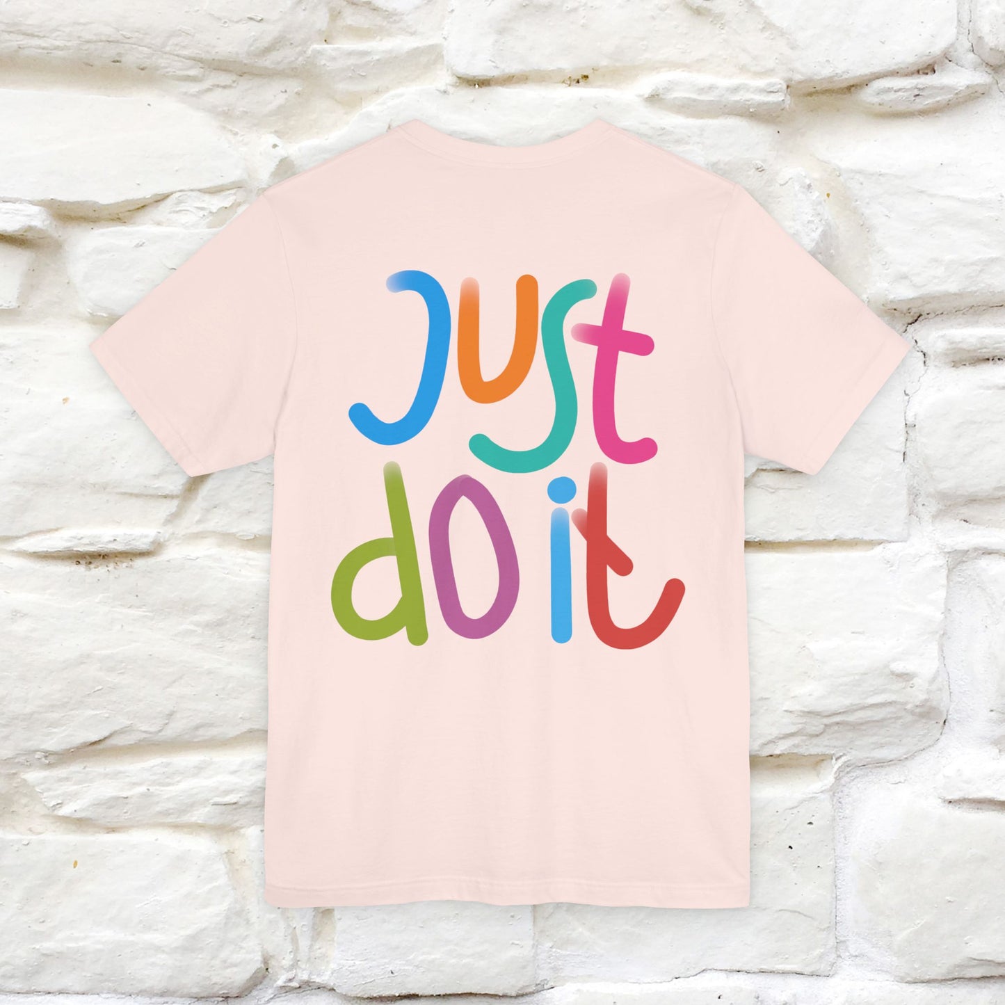 "Yes, Just Do It" Cat T-Shirt| Front & Back Design | Nunu&Miao Studio