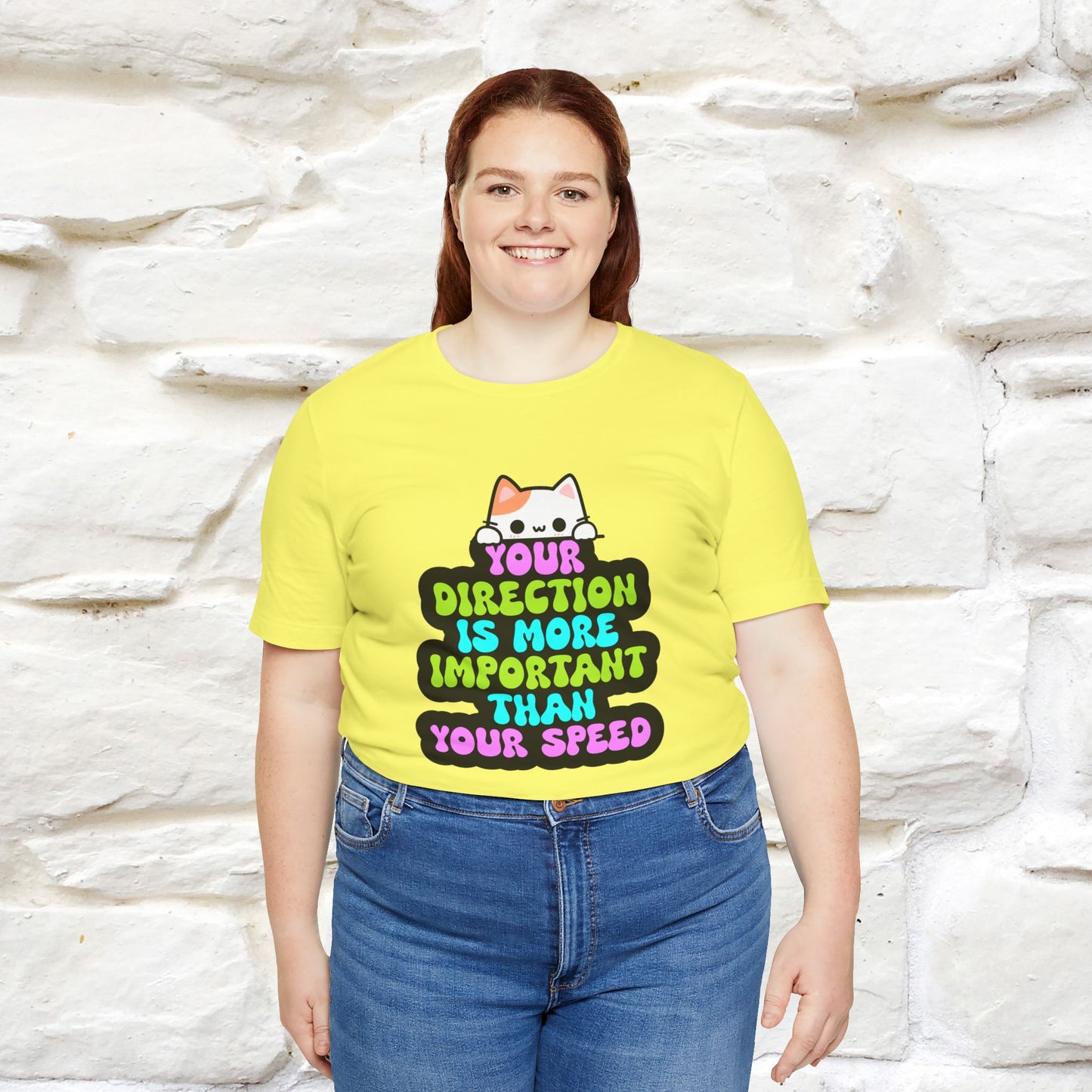 "Your Direction Is More ..." | Cat T-shirt | Nunu&Miao Studio - Nunu&Miao Studio