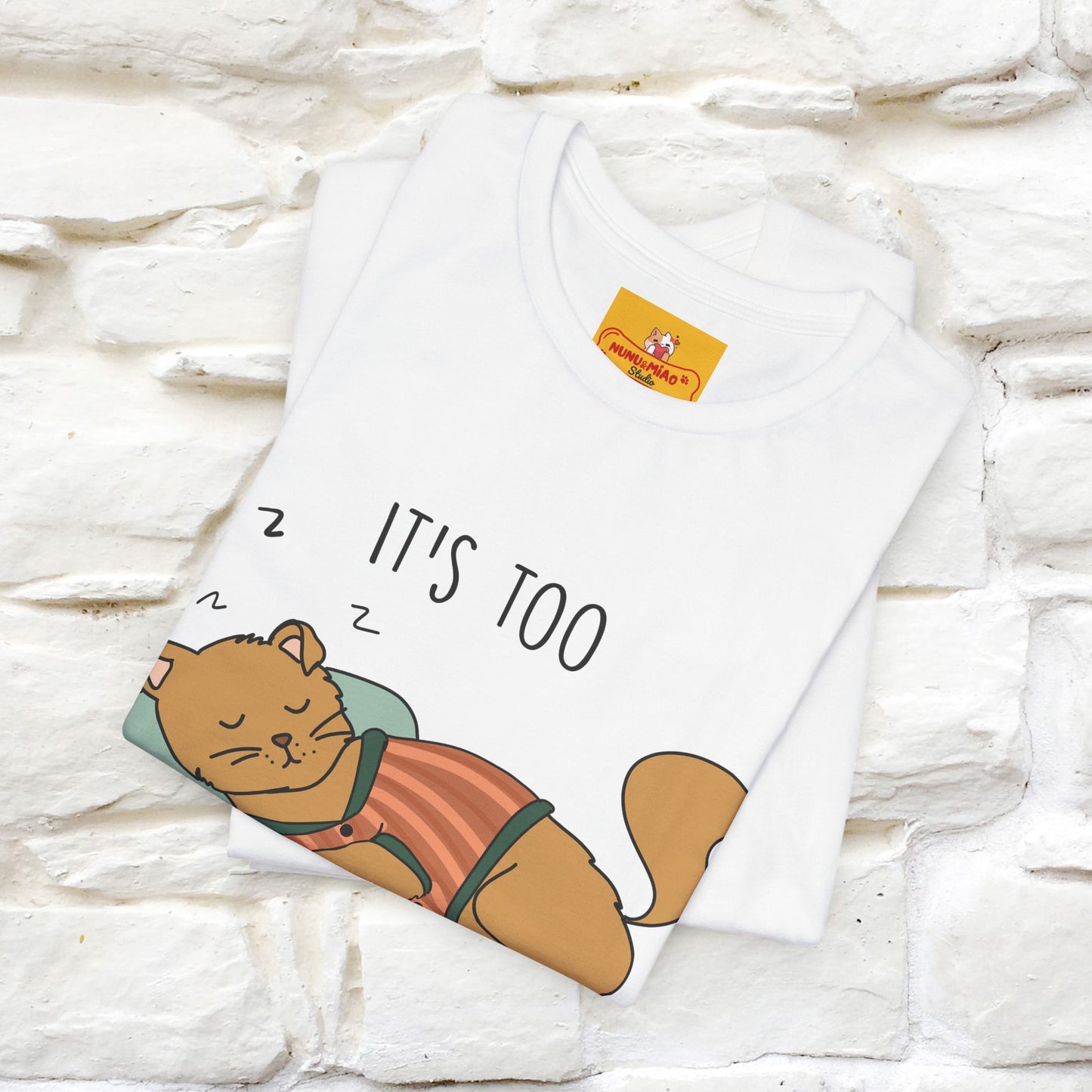 ''It’s Too Peopley Outside'' | Funny Cat T-Shirt | Nunu&Miao Studio