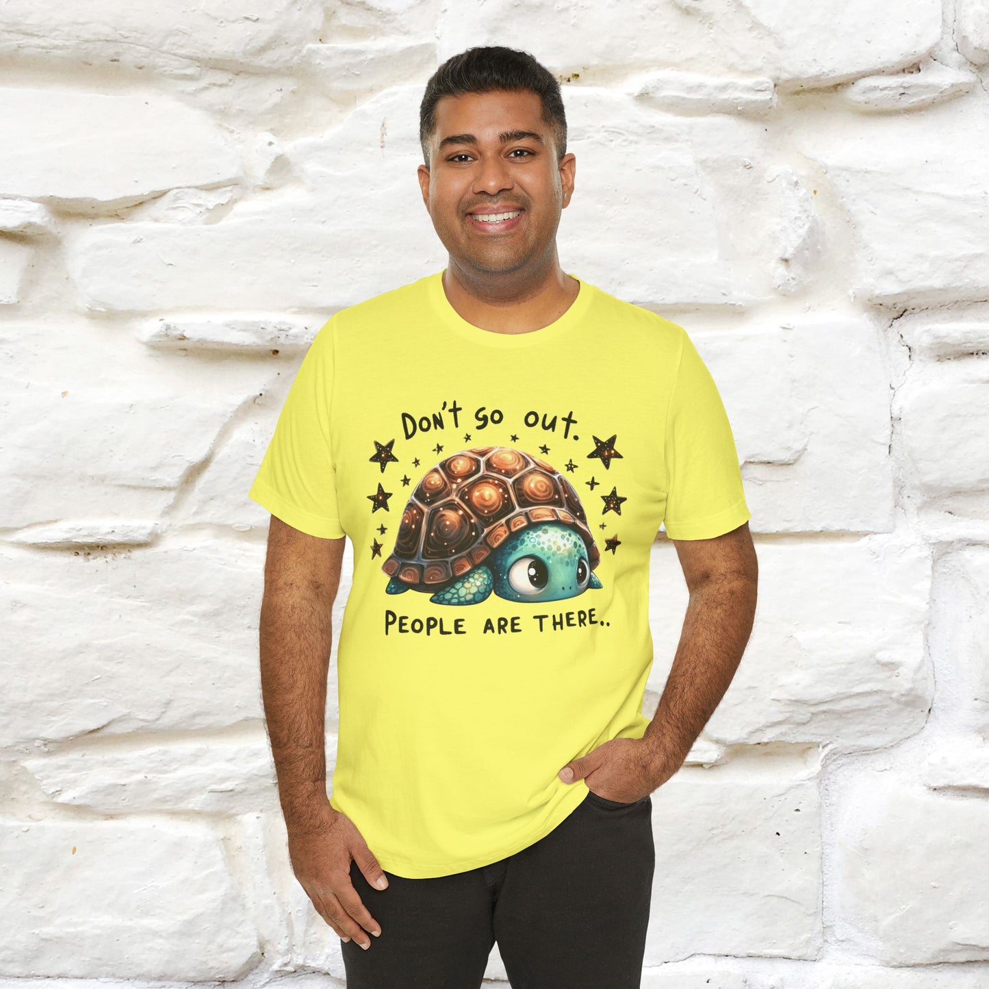 "Don't Go Out ..People Are There." |Funny T-Shirt | Nunu&Miao Studio