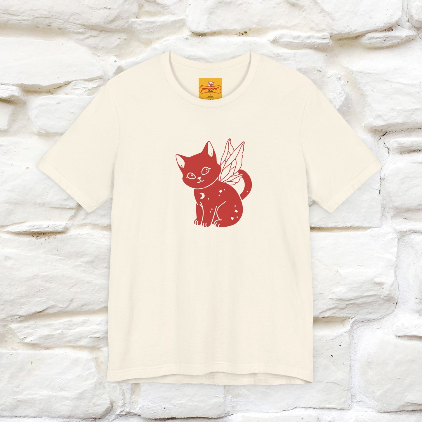 "Espoir Speranza Hope'' Cat T-Shirt Front and Back Design | Nunu&Miao Studio