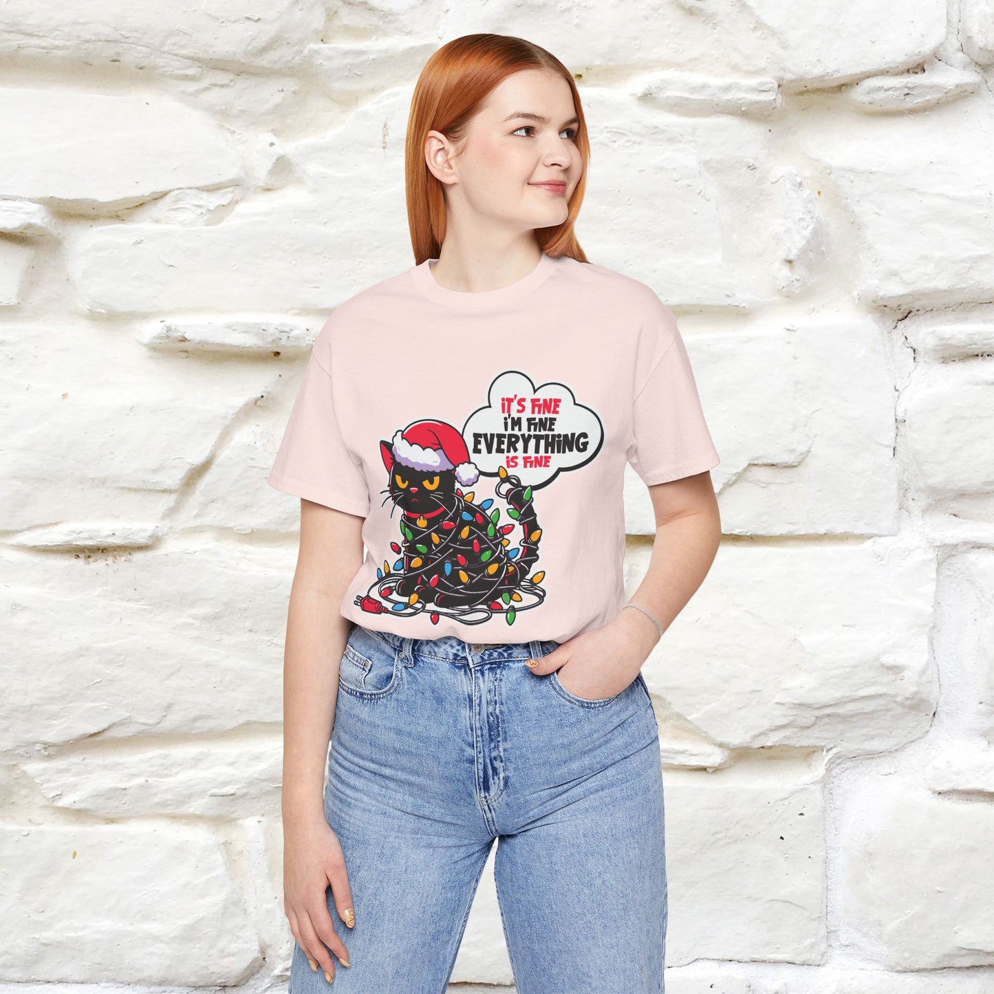 “Everything Is Fine..” | Cat T-Shirt | Nunu&Miao Studio