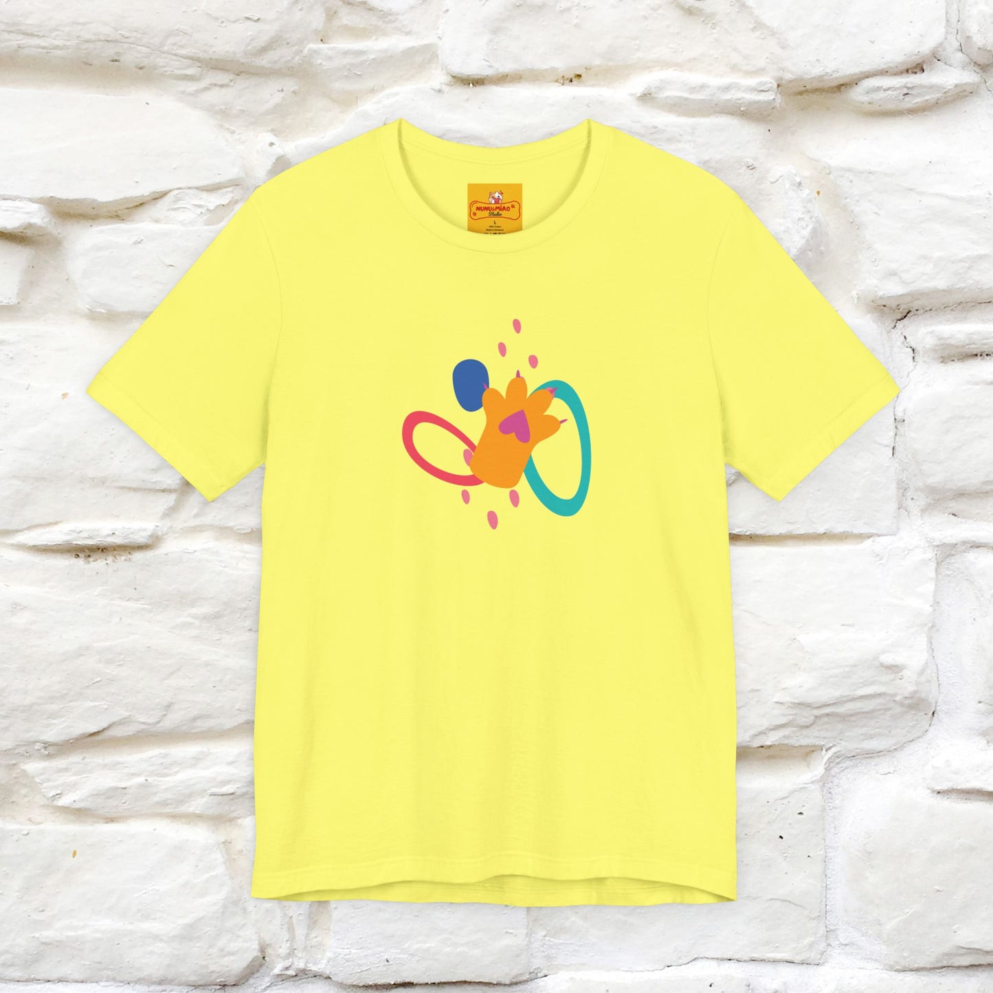 ''The Power Of Meow'' Cat T-Shirt Front and Back Design | Nunu&Miao Studio