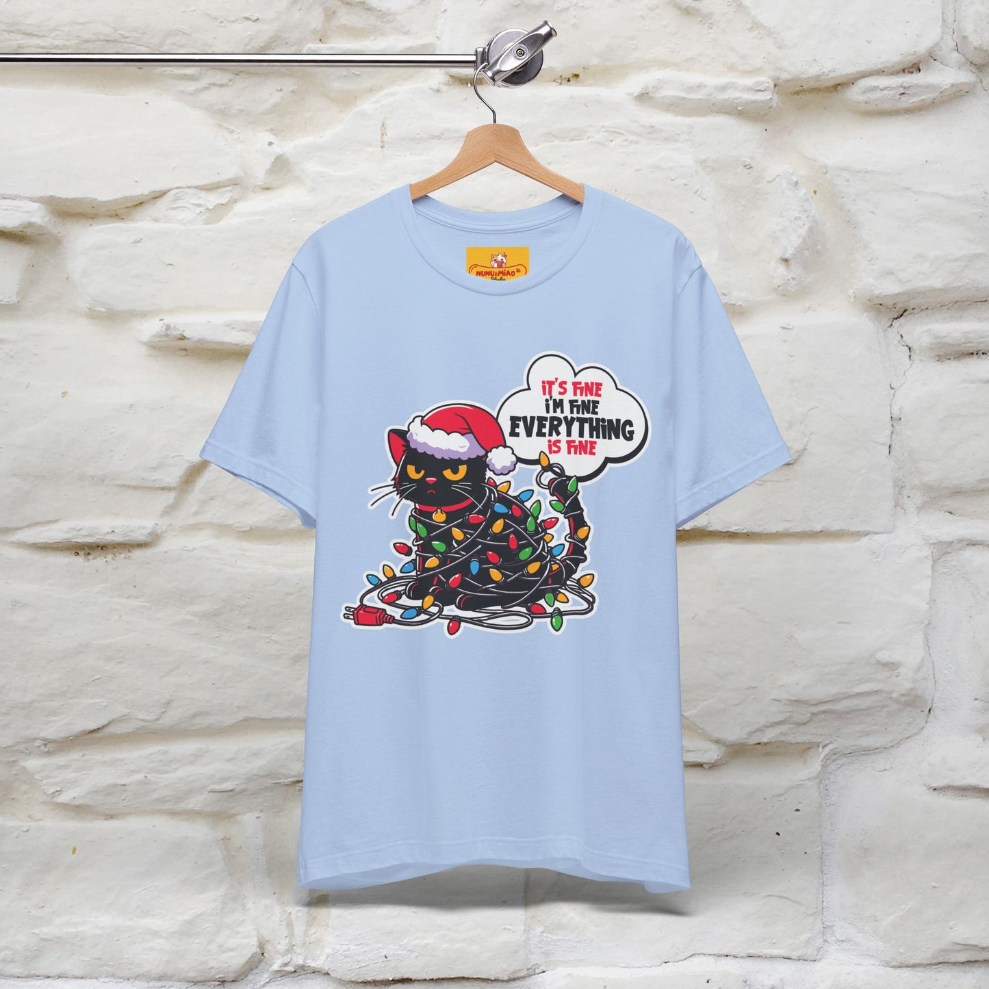 “Everything Is Fine..” | Cat T-Shirt | Nunu&Miao Studio