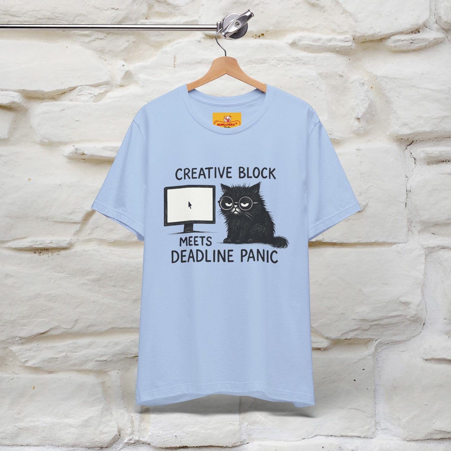 "Creative Block Meets Deadline..." |Cat T-Shirt | Nunu&Miao Studio