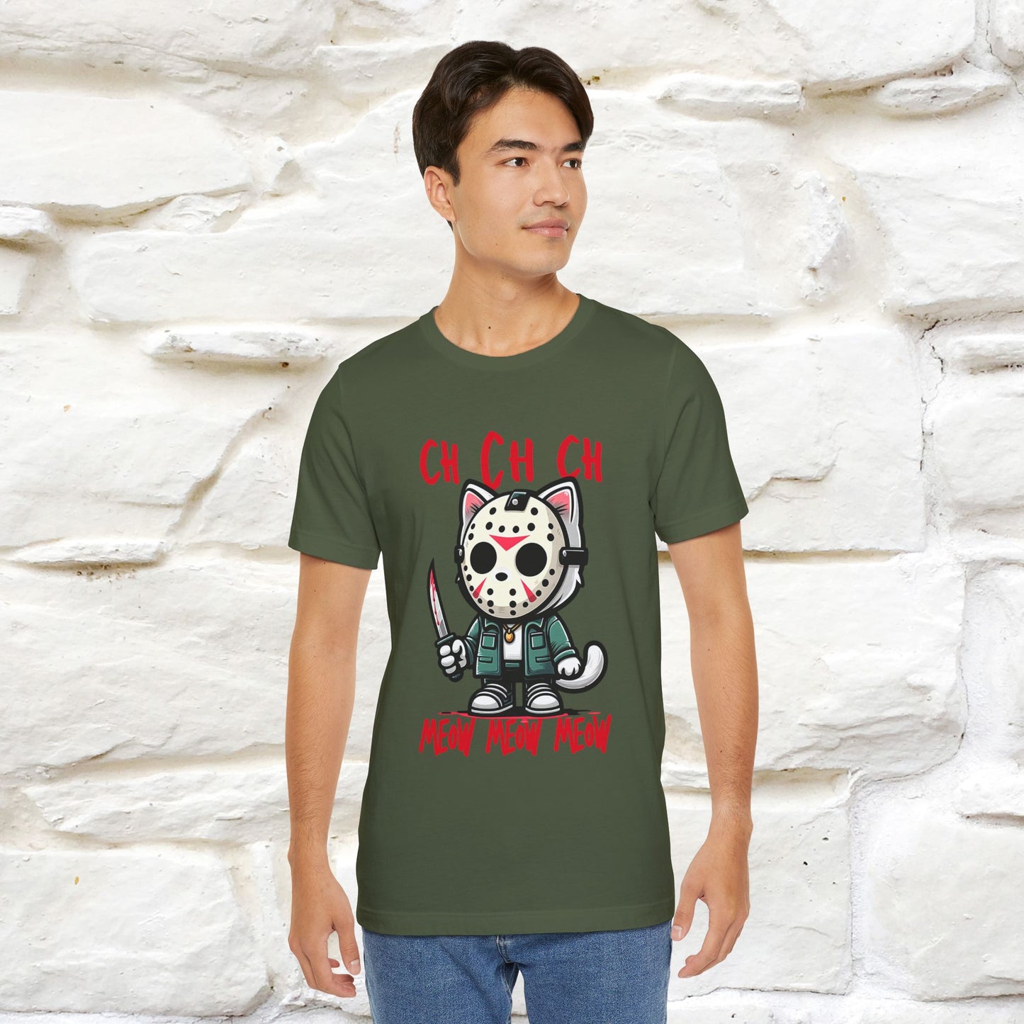 Paws N' Roses T-Shirt | Rock-Inspired Cat Lover Tee for Men & Women | 100% Cotton* - Nunu&Miao Studio