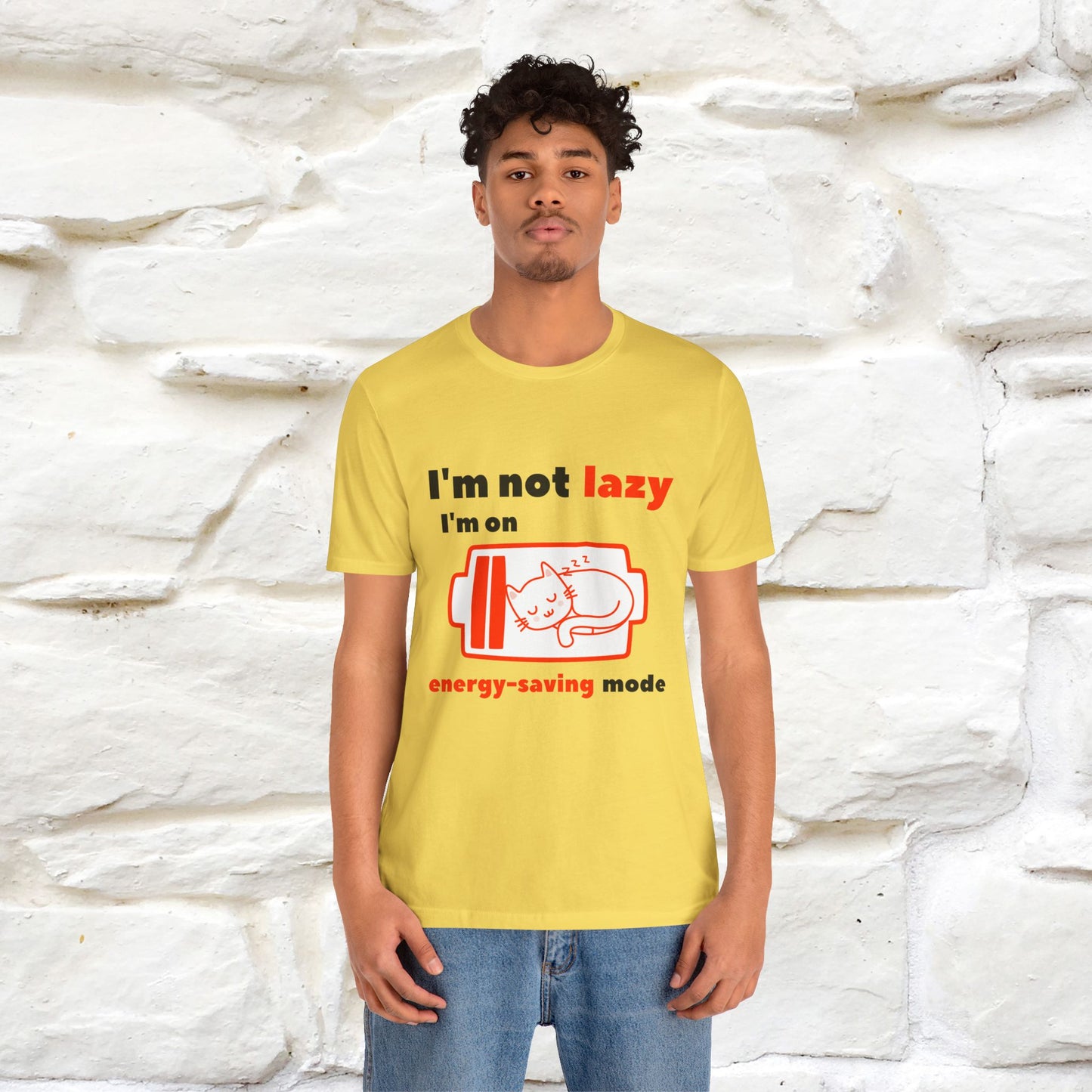 ''I am Not Lazy...'' Cat T-Shirt | Nunu&Miao Studio
