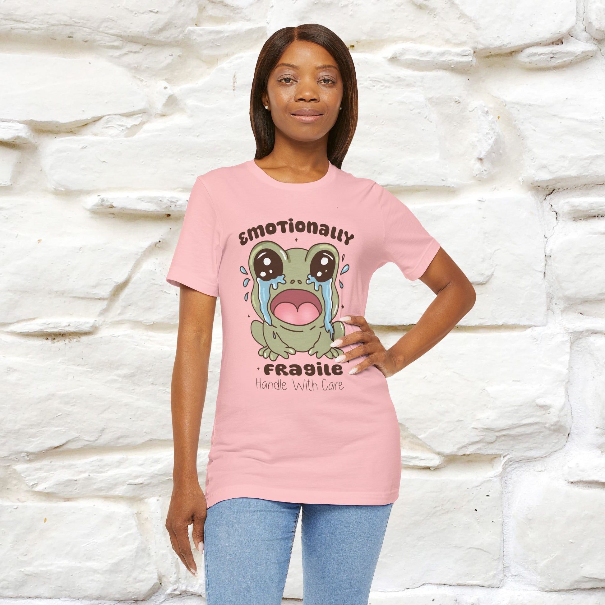 "Emotionally Fragile Handle With Care " Funny T-shirt |Nunu&Miao Studio - Nunu&Miao Studio