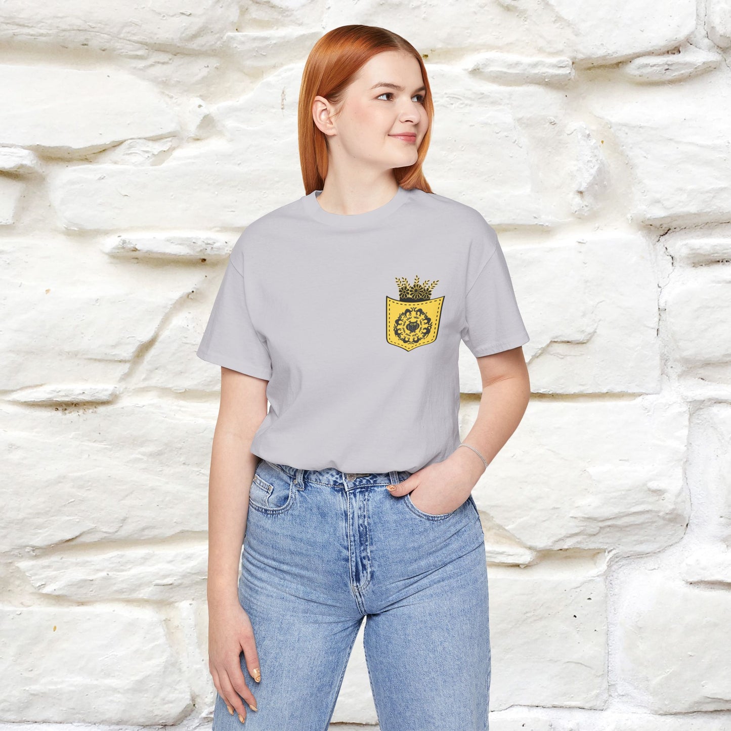 ''Black Cat Circle'' Cat T-Shirt Front and Back Design | Nunu&Miao Studio