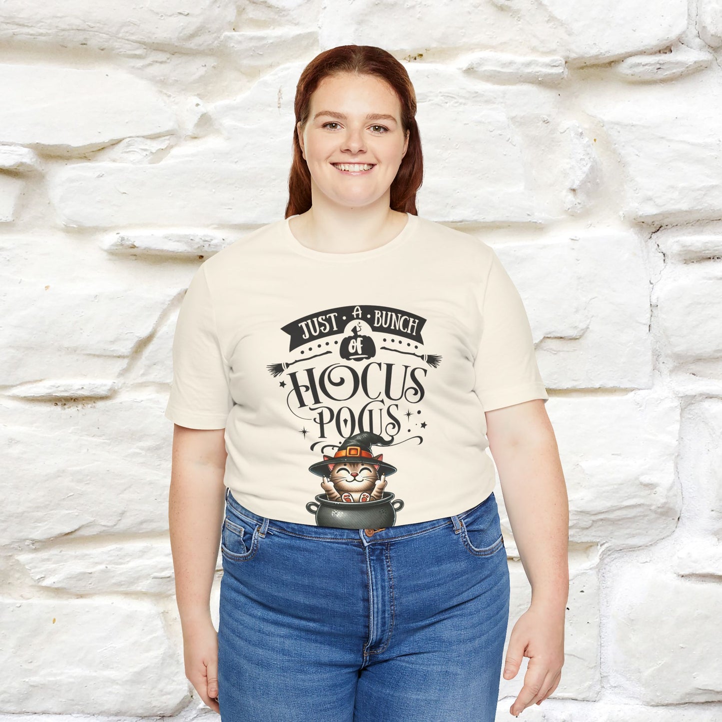 "Just A Bunch Of Hocus Pocus" Cat T-shirt |Nunu&Miao Studio - Nunu&Miao Studio