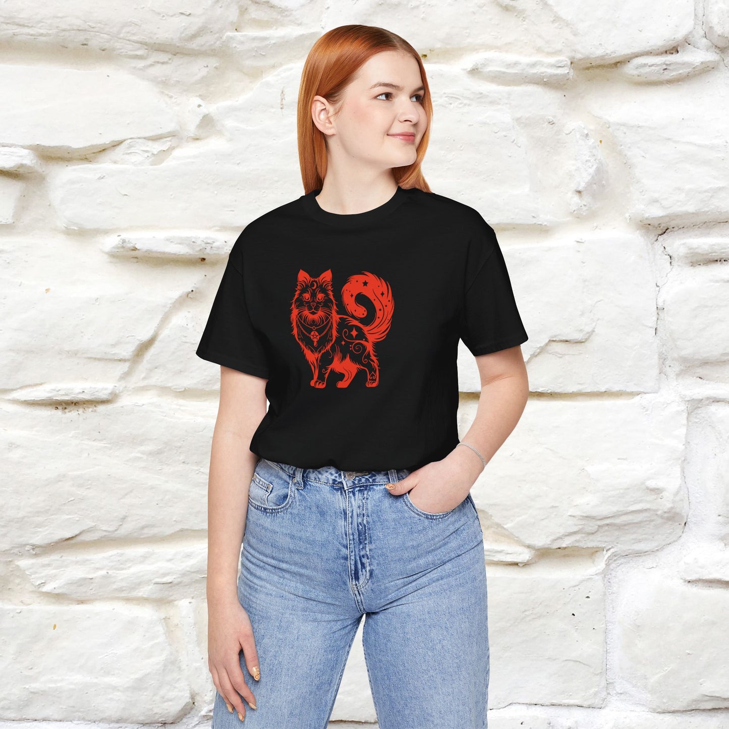 "The Third Eye'' Cat T-Shirt Front and Back Design | Nunu&Miao Studio