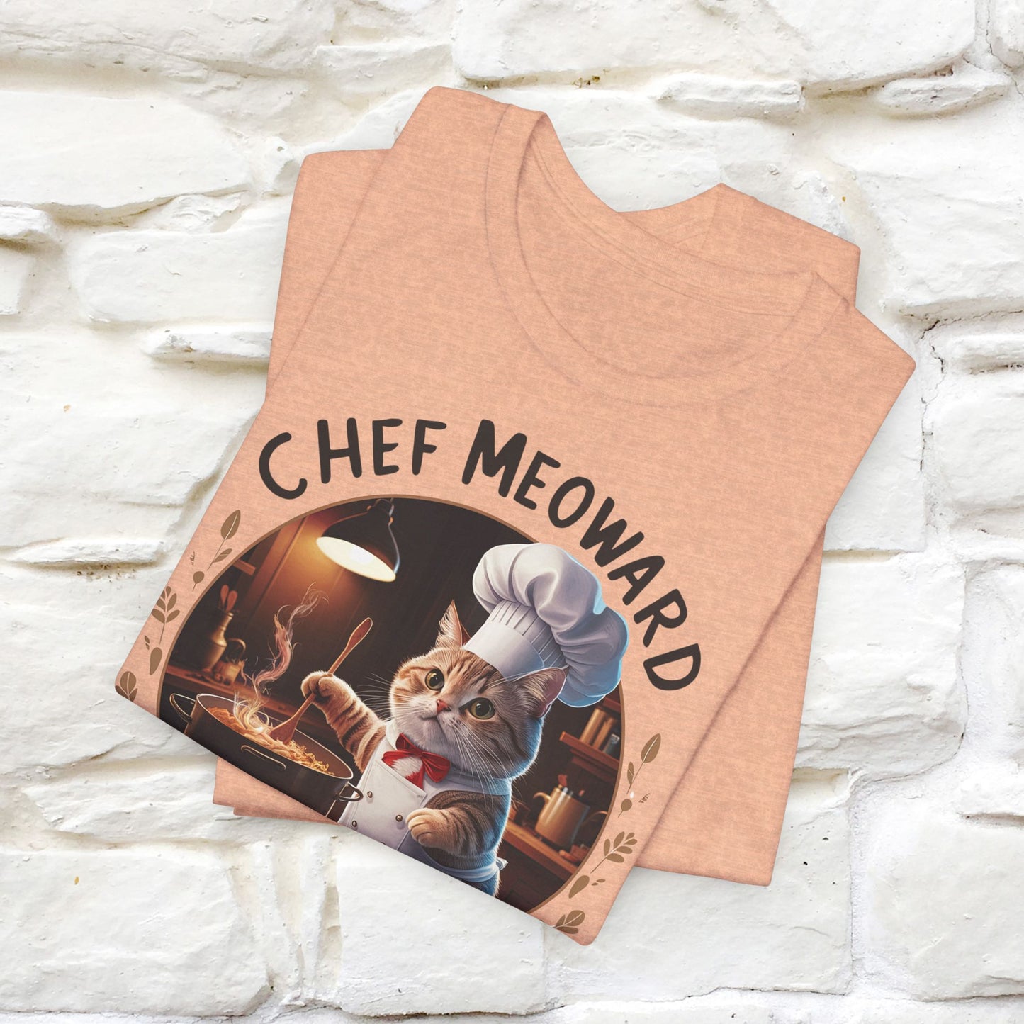 "Chef Meoward Gourmet Purrfection" Cat T-Shirt for Men & Women | 100% Cotton* - Nunu&Miao Studio