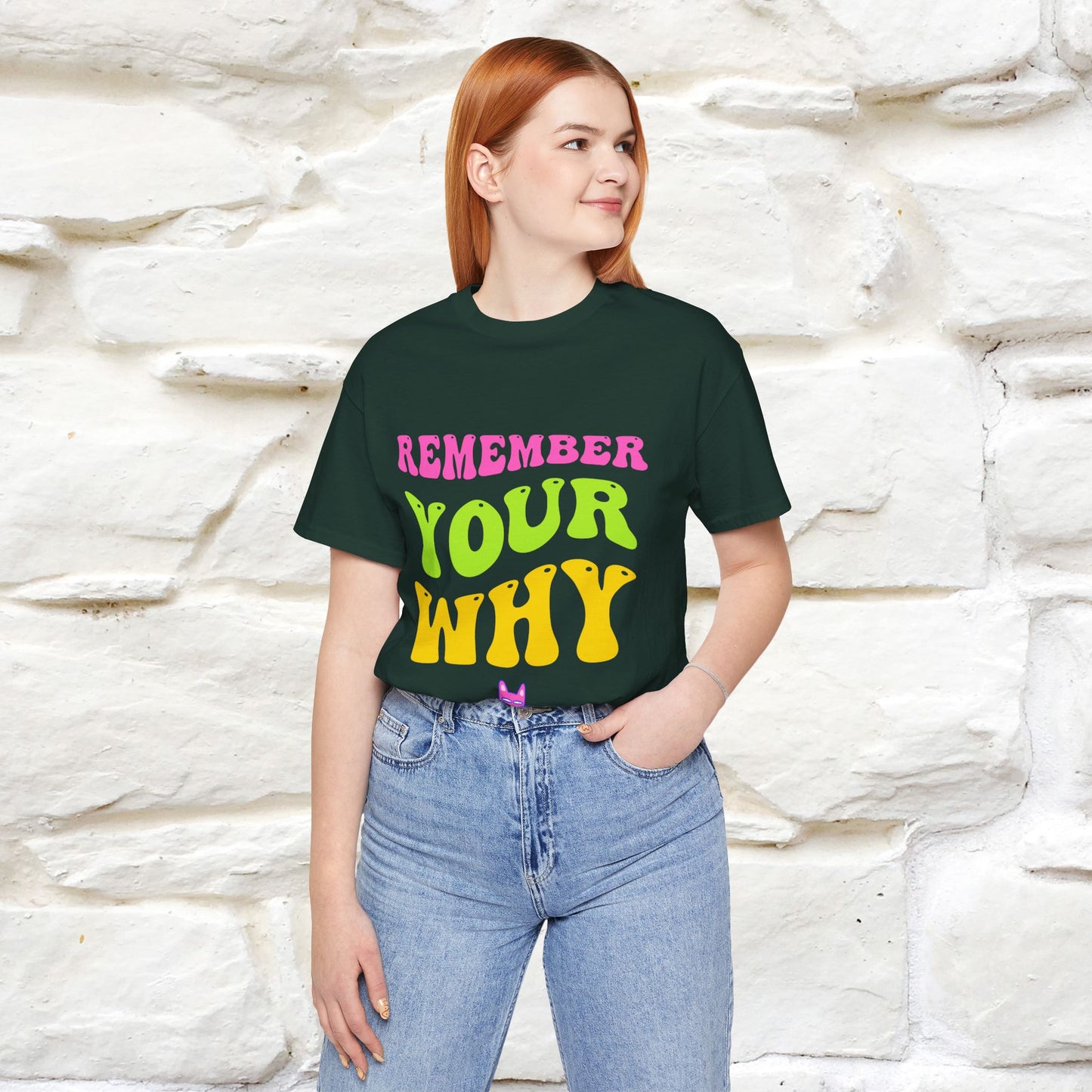 "Remember Your Why" Inspirational T-Shirt for Men & Women | 100% Cotton* - Nunu&Miao Studio