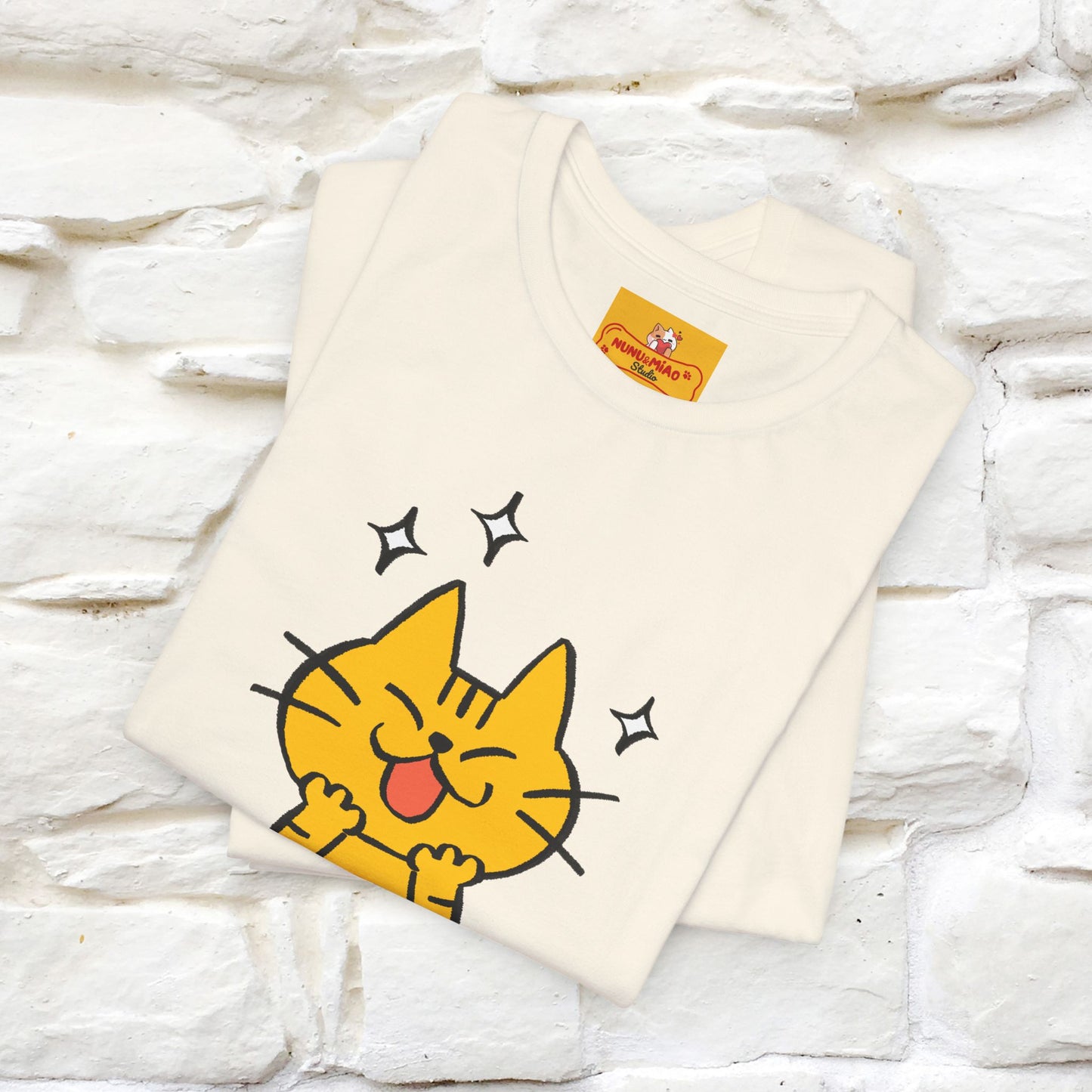 ""It's A Good Day" Cat T-Shirt| Front & Back Design | Nunu&Miao Studio