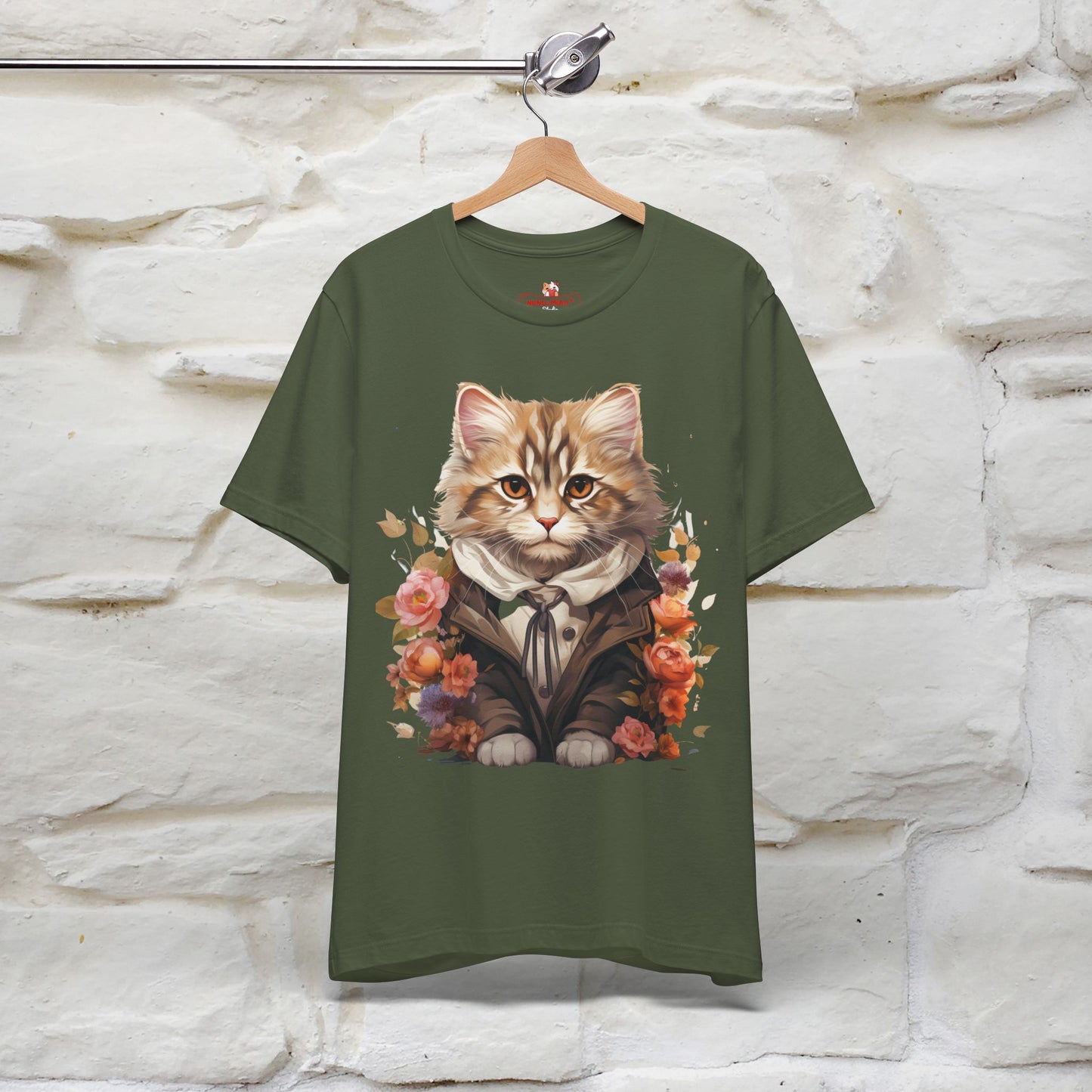 "Mr. Meow" Elegant Cat T-Shirt for Men & Women | 100% Cotton* - Nunu&Miao Studio