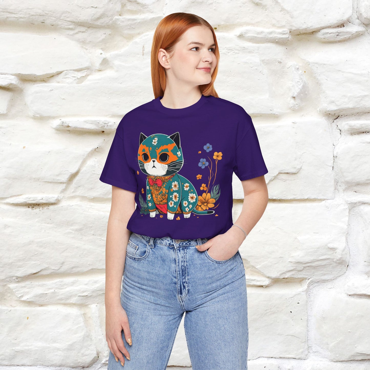 Zen Garden Cat: Japanese-Inspired T-Shirt for Men & Women | 100% Cotton* - Nunu&Miao Studio