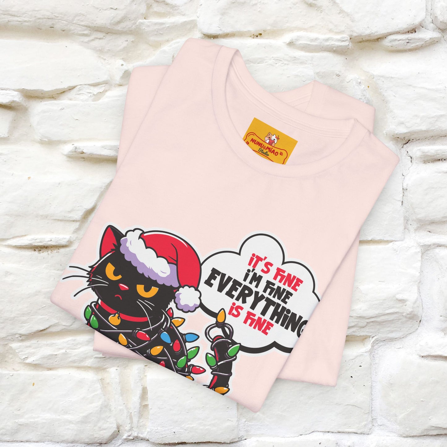 “Everything Is Fine..” | Cat T-Shirt | Nunu&Miao Studio