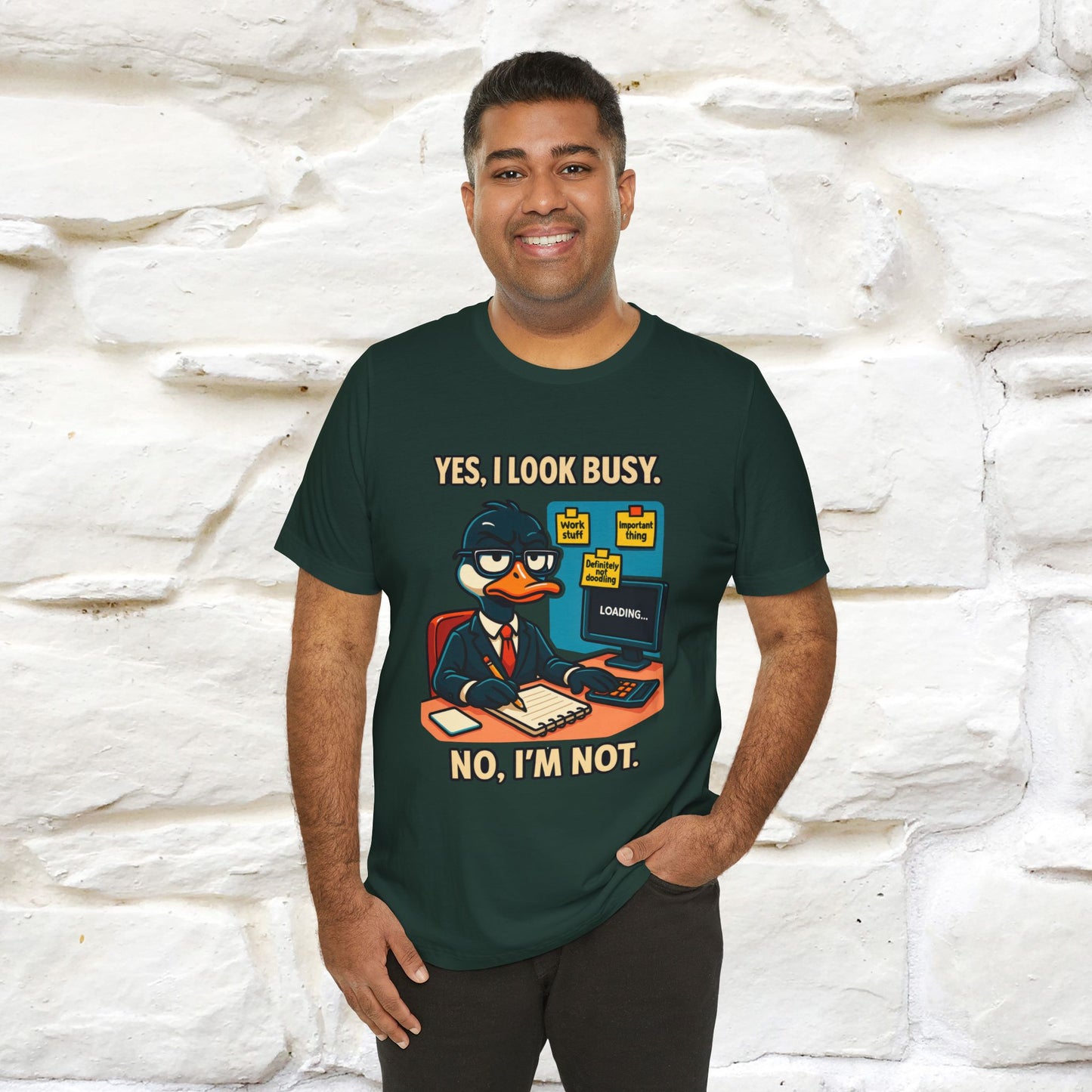 ''Yes, I Look Busy. No I'm Not.''| Sarcastic Cat T-Shirt | Nunu&Miao Studio