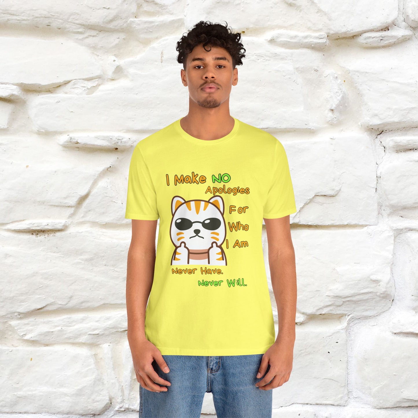 "I Make No Apologies... " |Cat T-Shirt | Nunu&Miao Studio