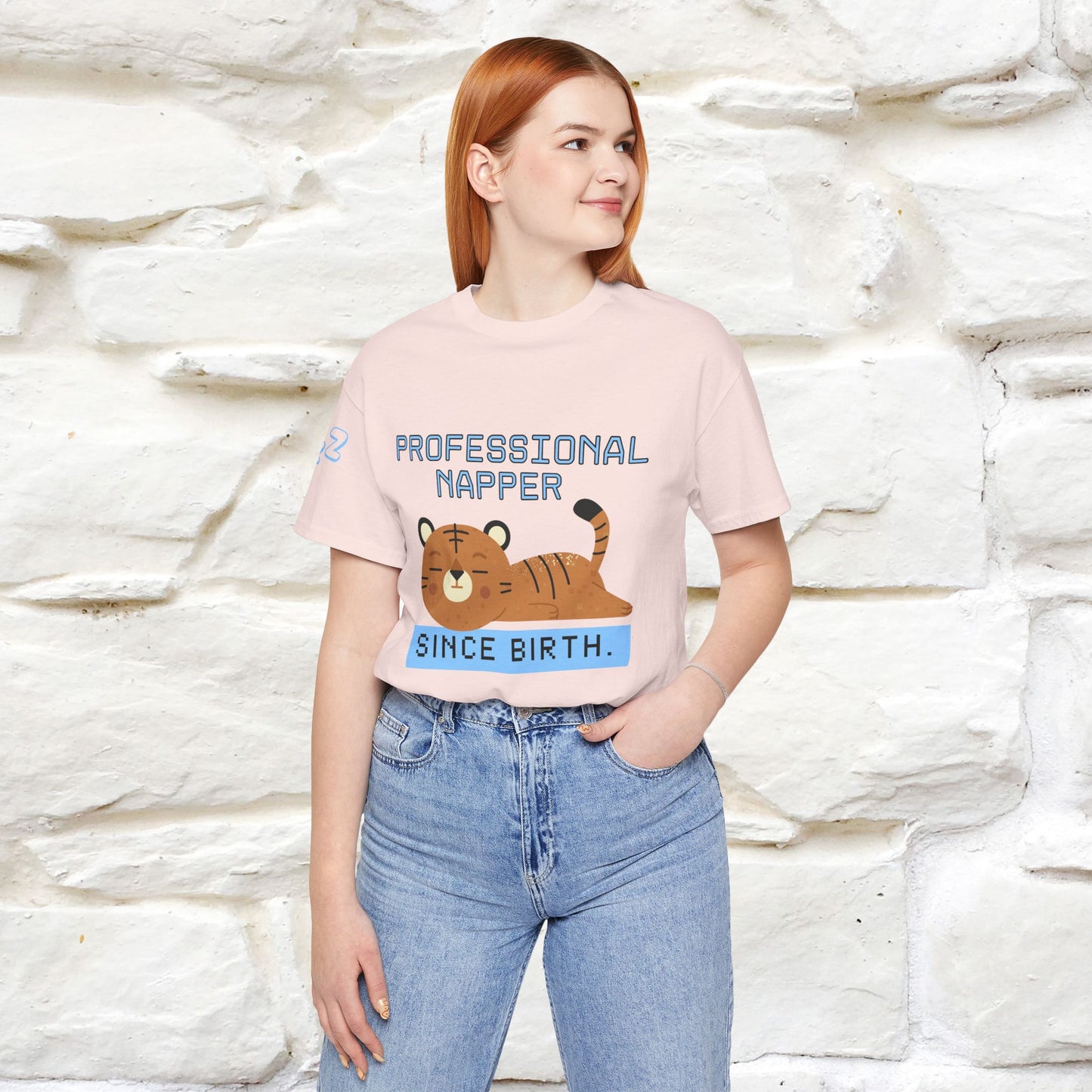 ''Professional napper since birth.''| CatT-Shirt | Nunu&Miao Studio