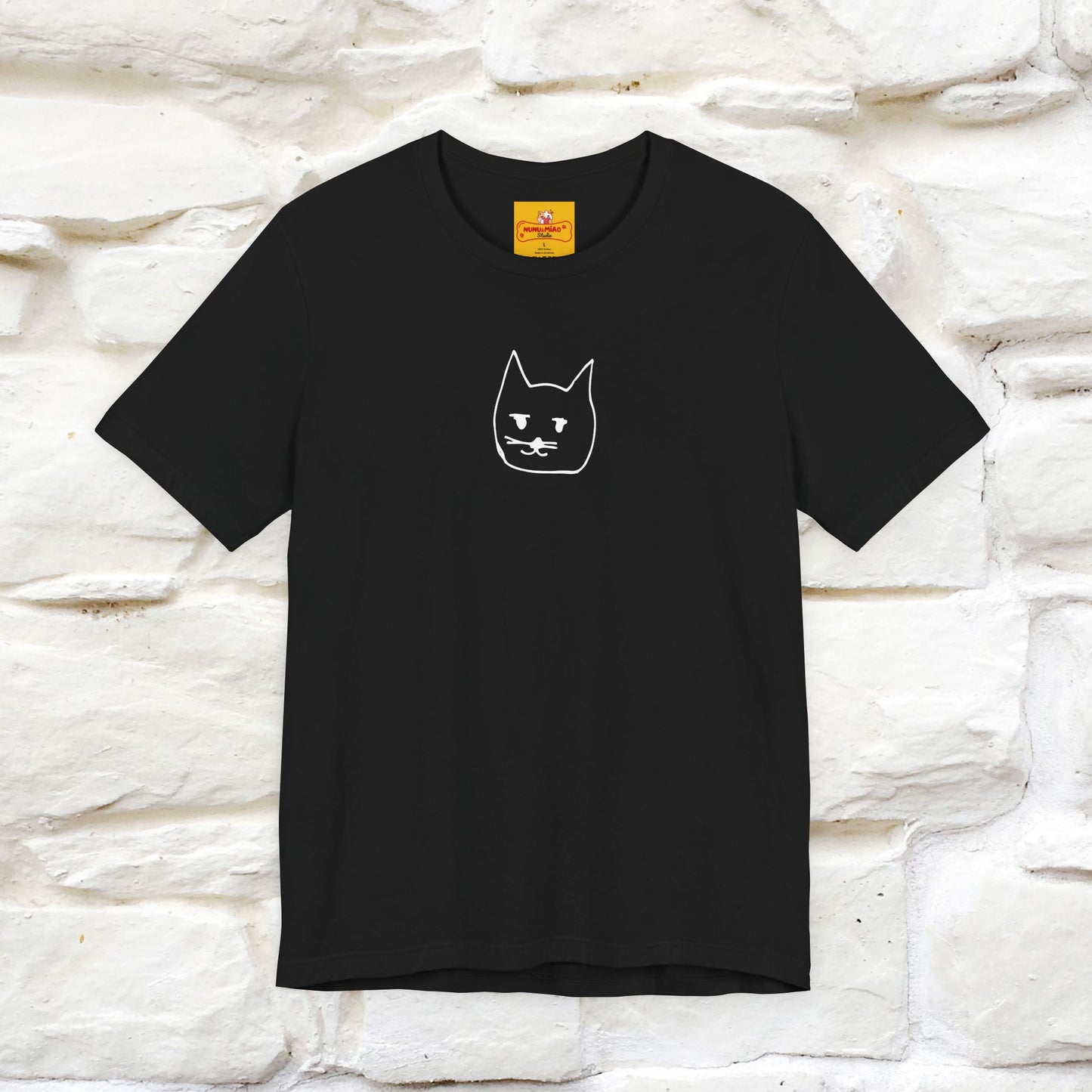 "Caos'' Cat T-Shirt Front and Back Design | Nunu&Miao Studio
