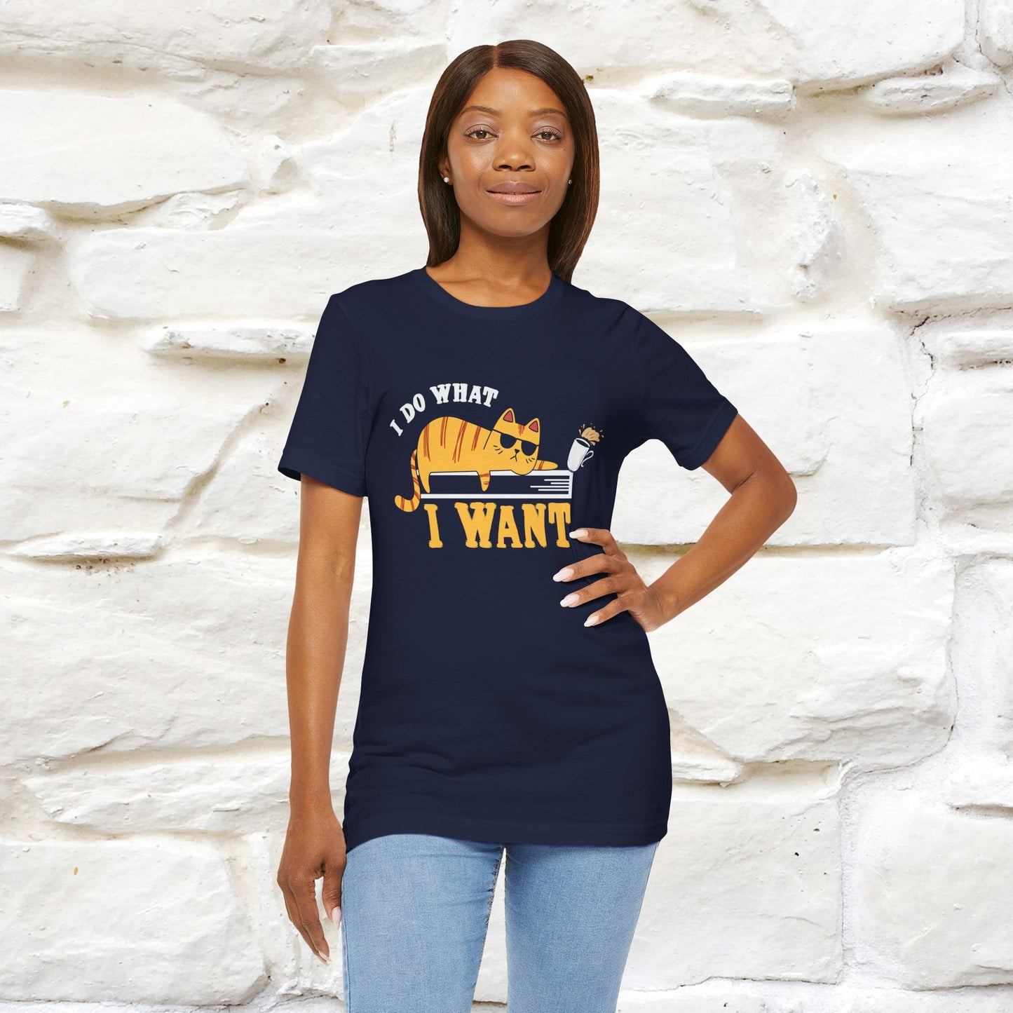 "I Do What I Want" Cat T-Shirt | Nunu & Miao Studio