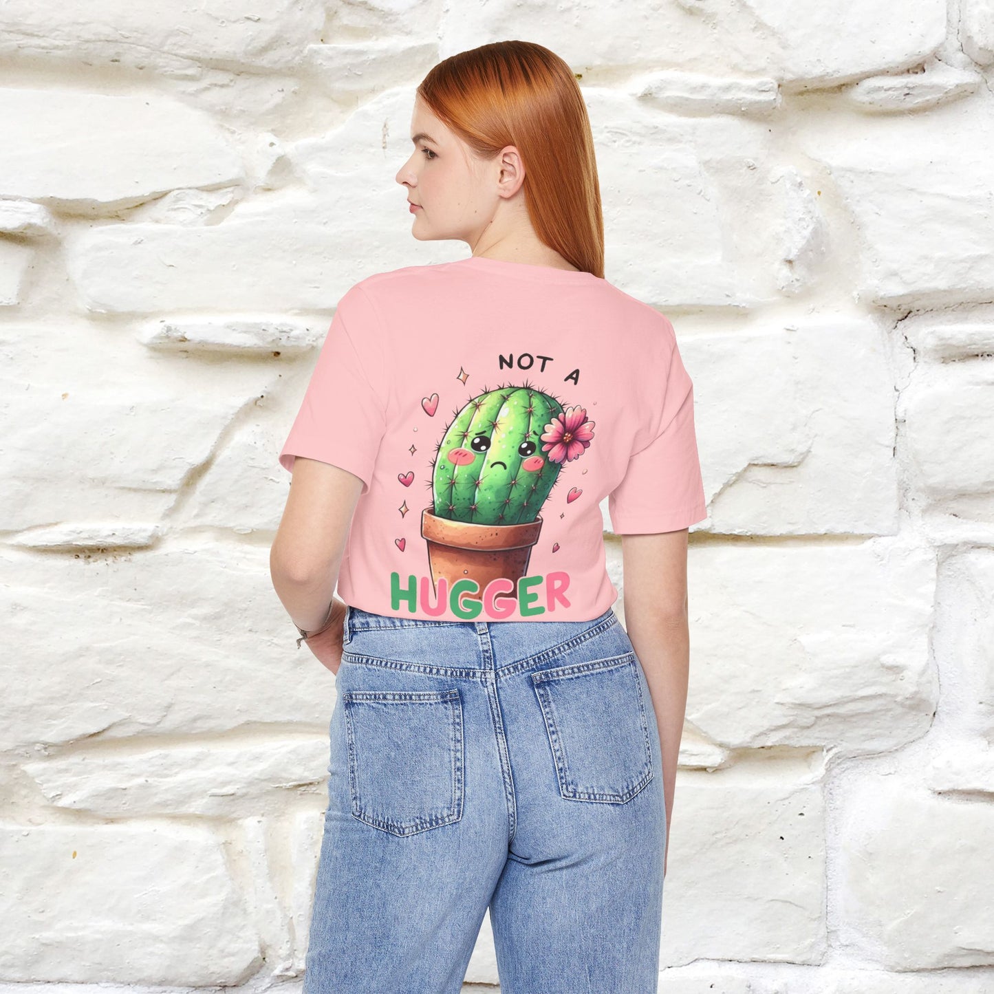 "Not A Hugger" |Funny T-Shirt | Front & Back Design|Nunu&Miao Studio