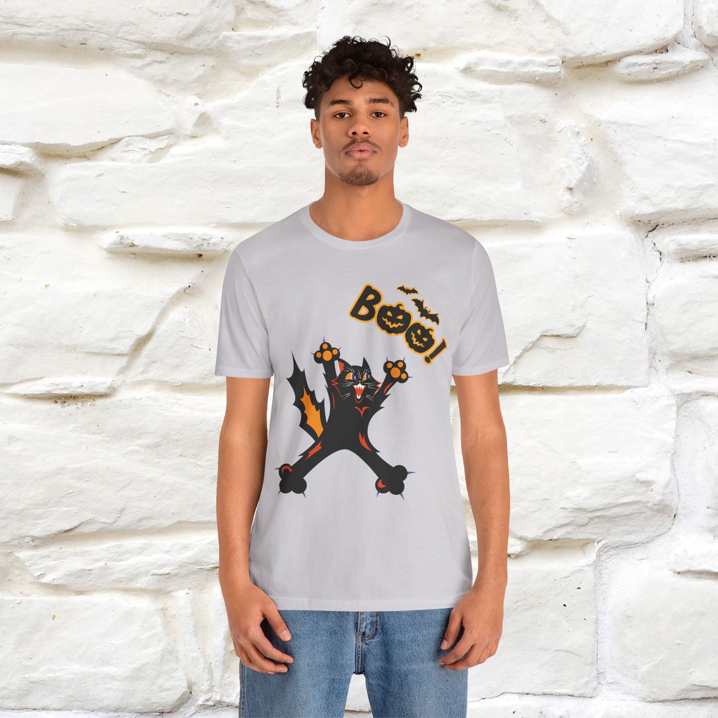 "Boo" Cat T-shirt |Nunu&Miao Studio