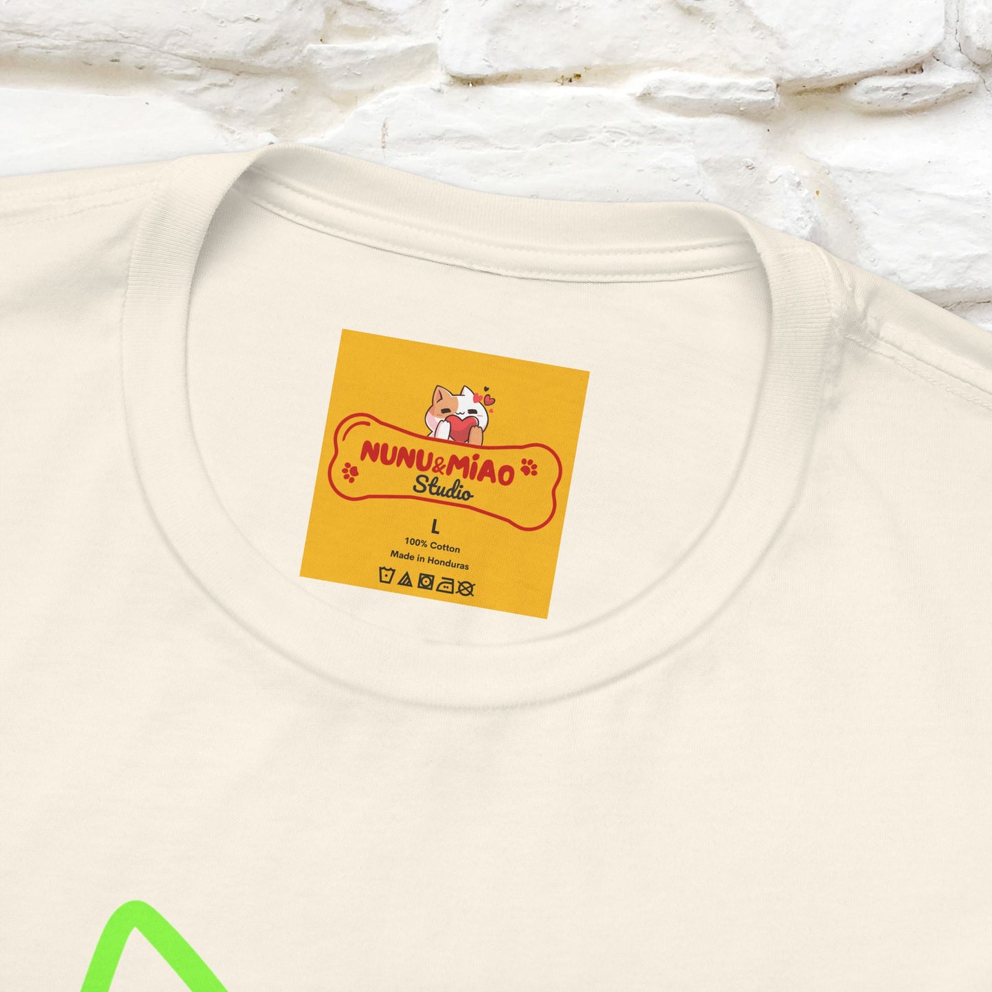 ''Everything Will Be Ok '' Cat T-Shirt Front and Back Design | Nunu&Miao Studio
