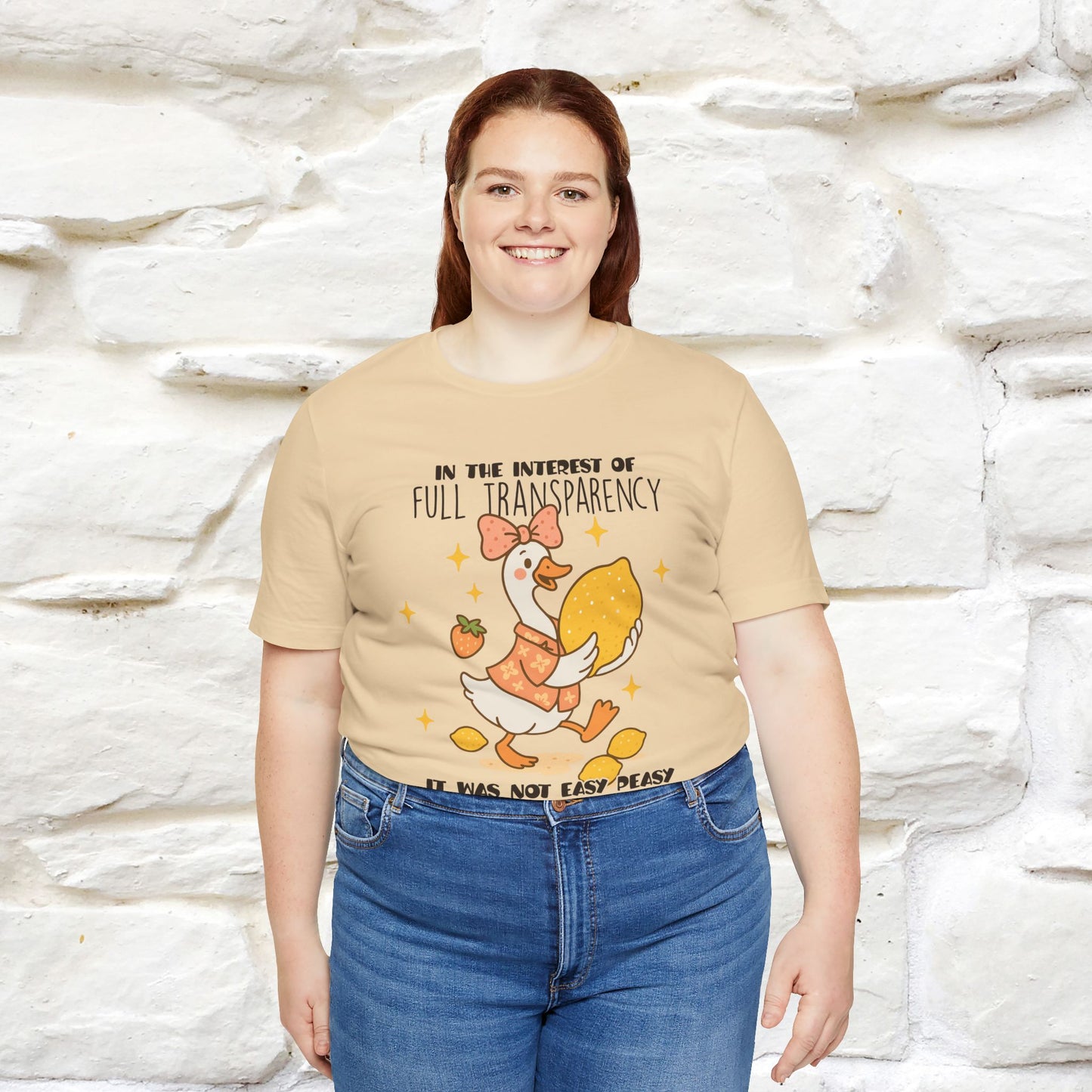 "It Was Not Easy Peasy" Funny T-shirt |Nunu&Miao Studio - Nunu&Miao Studio