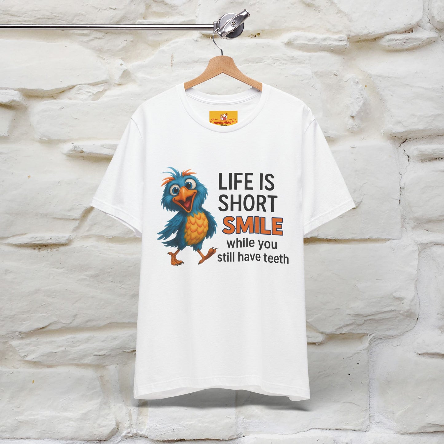 "Life Is Short Smile While ..." |Funny T-Shirt | Nunu&Miao Studio