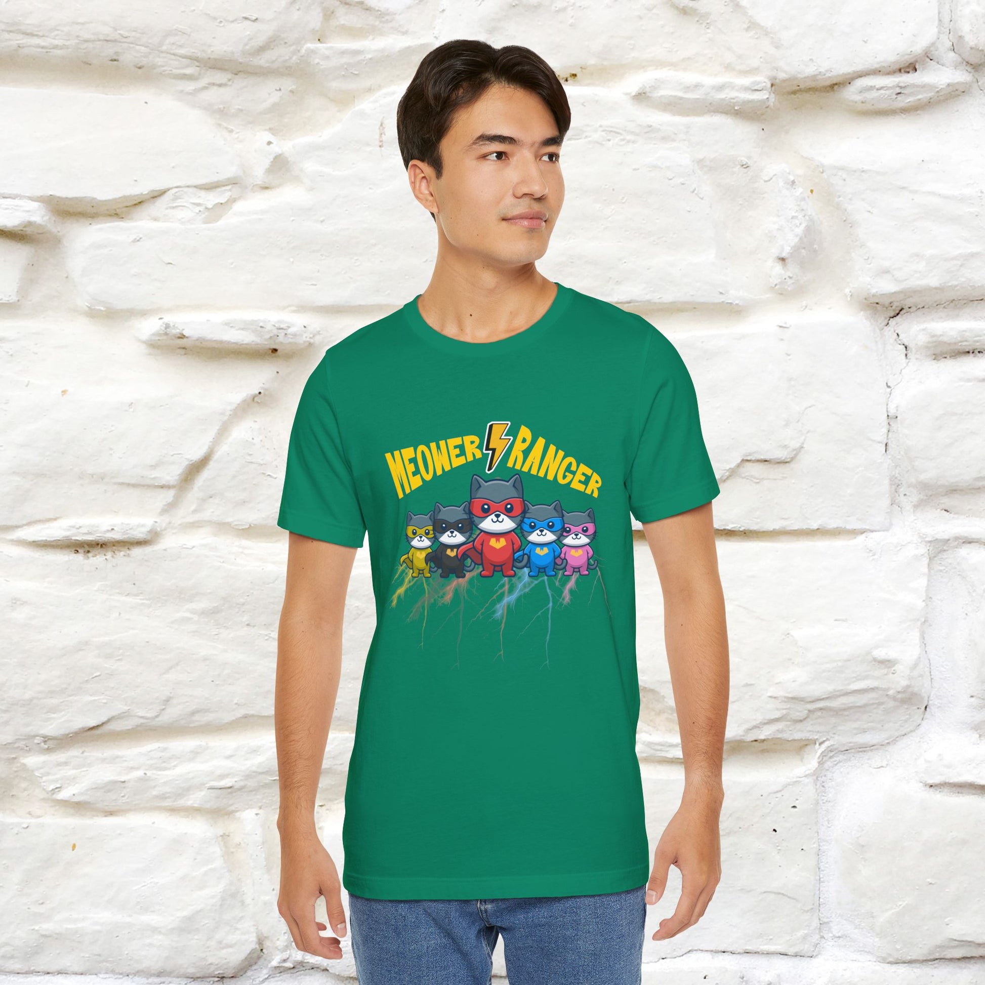 ''Meower Ranger''| CatT-Shirt | Nunu&Miao Studio - Nunu&Miao Studio