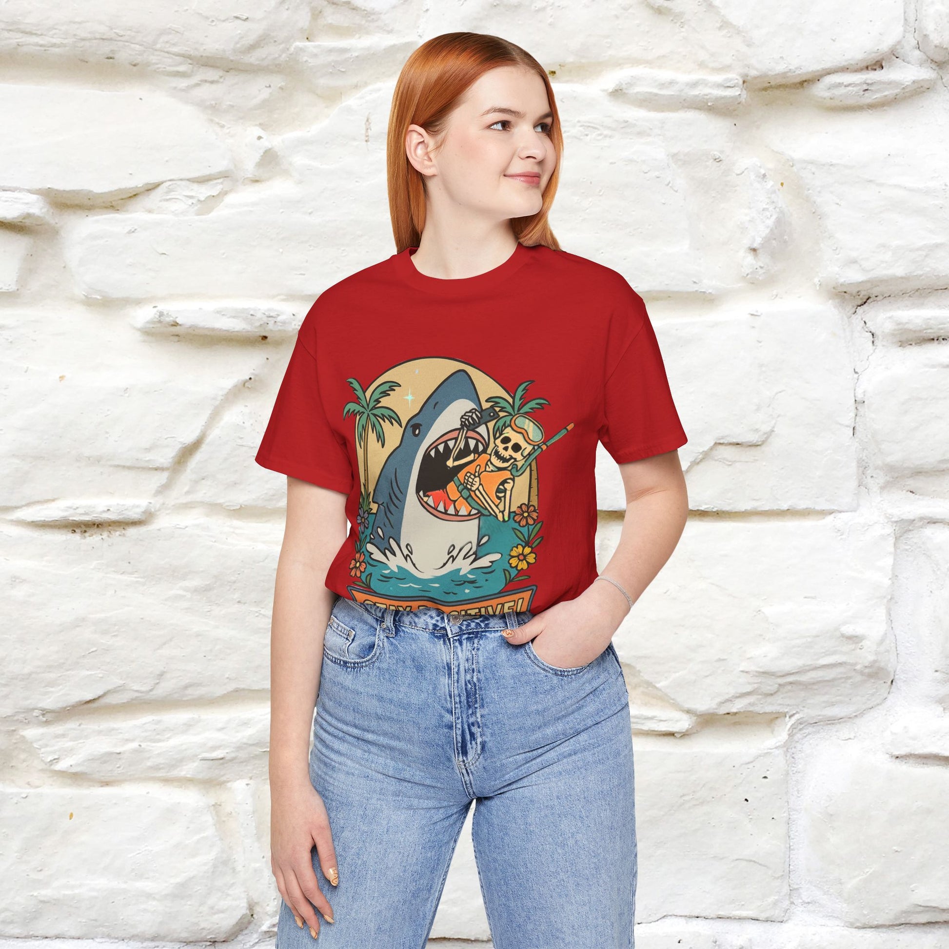 "Stay Positive" Funny T-shirt |Nunu&Miao Studio - Nunu&Miao Studio