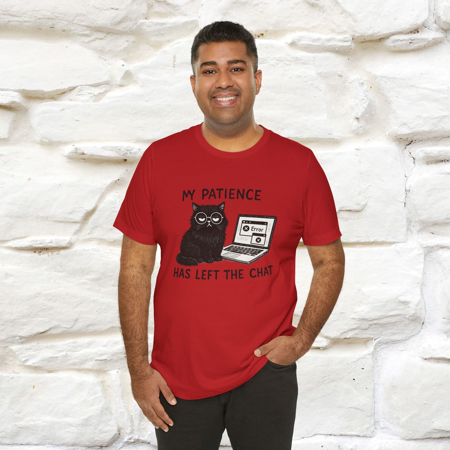 "My Patience Has Left The Chat" |Cat T-Shirt | Nunu&Miao Studio