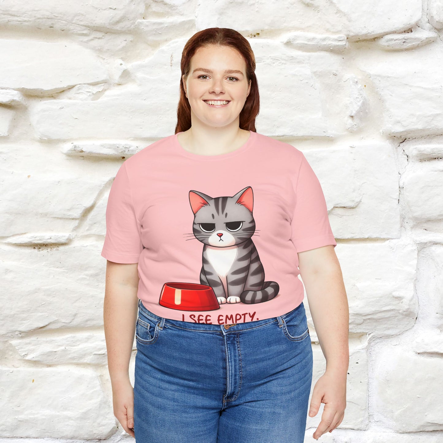 "I See Empty. What Do You See" | Cat T-Shirt | Nunu&Miao Studio