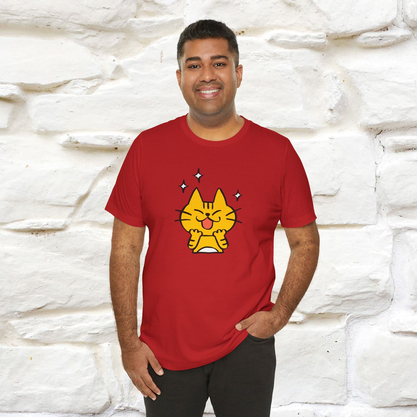 ""It's A Good Day" Cat T-Shirt| Front & Back Design | Nunu&Miao Studio