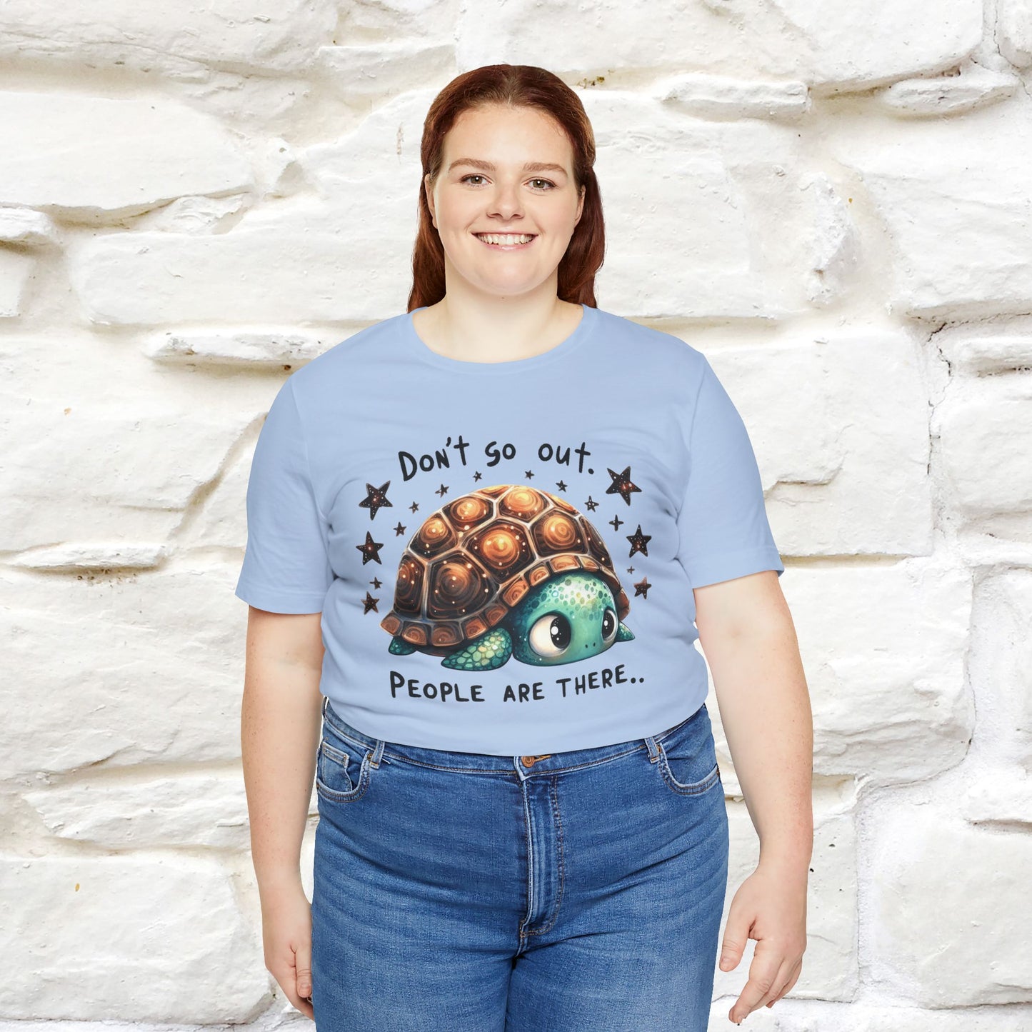 "Don't Go Out ..People Are There." |Funny T-Shirt | Nunu&Miao Studio