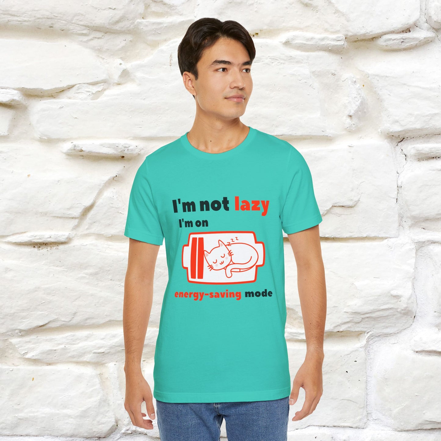 ''I am Not Lazy...'' Cat T-Shirt | Nunu&Miao Studio