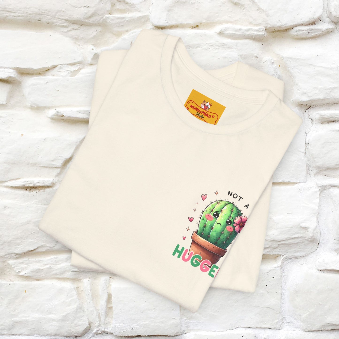 "Not A Hugger" |Funny T-Shirt | Front & Back Design|Nunu&Miao Studio