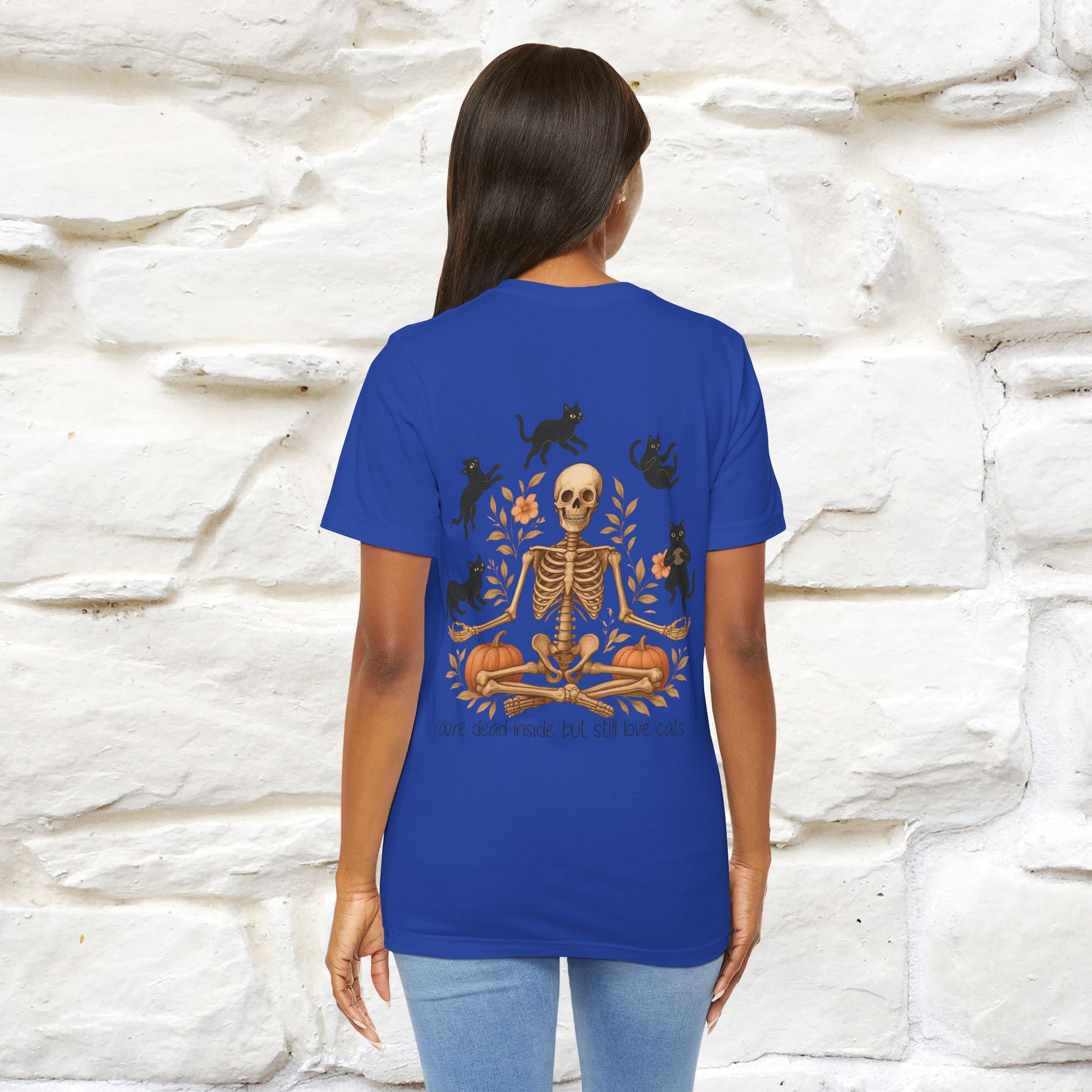 "You're Dead Inside But Still Love Cats " Halloween Cat T-shirt |Nunu&Miao Studio - Nunu&Miao Studio