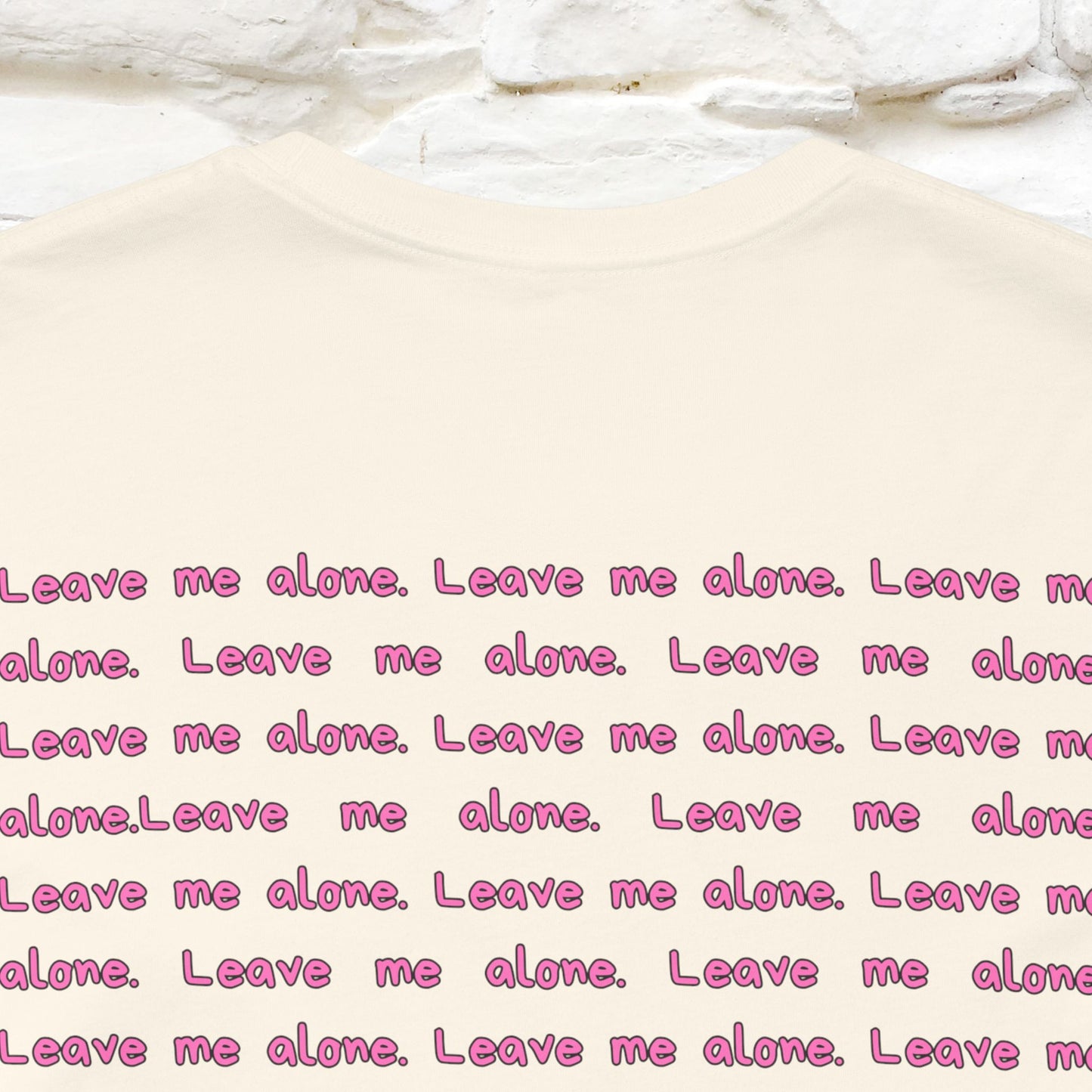 ''Leave Me Alone'' Cat T-Shirt | Nunu&Miao Studio