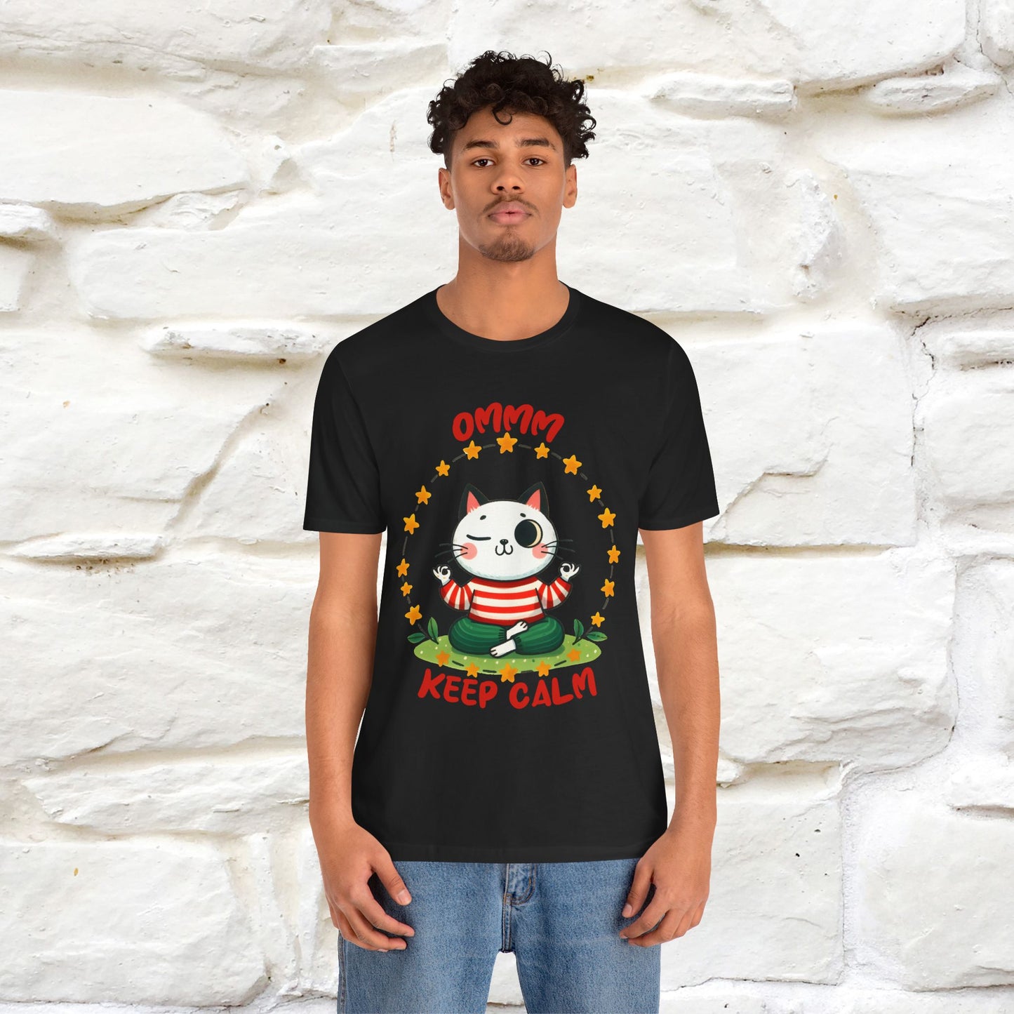 ''Ommm, Keep Calm'' Cat T-Shirt | Nunu&Miao Studio