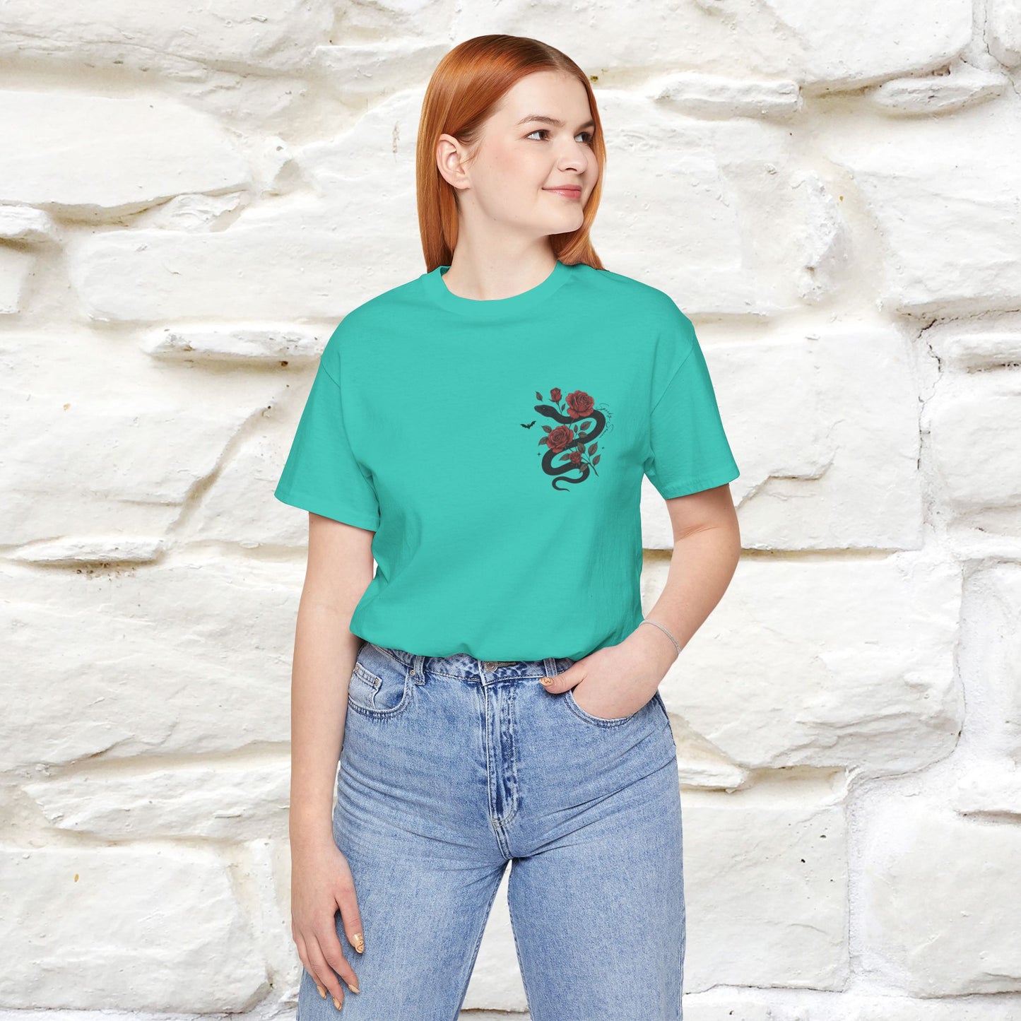 "The Rose and The Snake " Halloween T-shirt |Nunu&Miao Studio