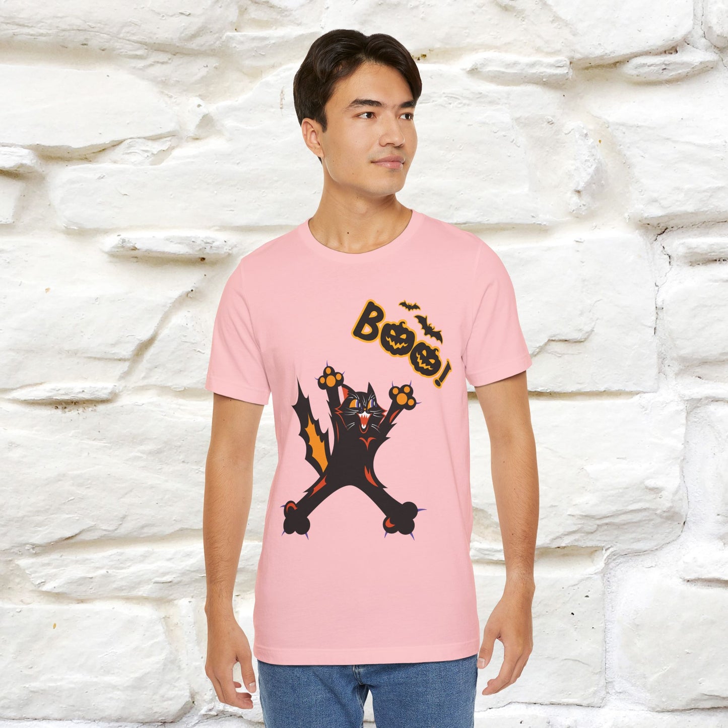 "Boo" Cat T-shirt |Nunu&Miao Studio