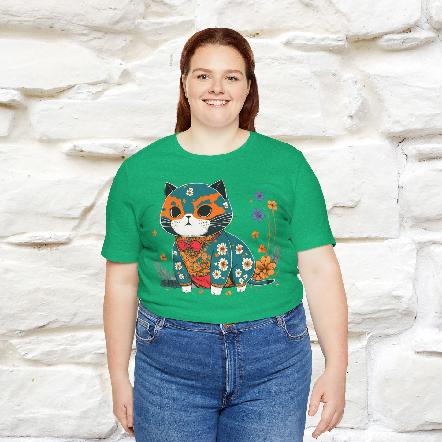 Zen Garden Cat: Japanese-Inspired T-Shirt for Men & Women | 100% Cotton* - Nunu&Miao Studio