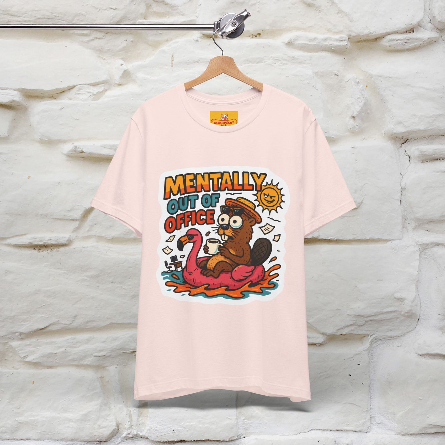 ''Mentally Out Of Office''| Sarcastic Cat T-Shirt | Nunu&Miao Studio